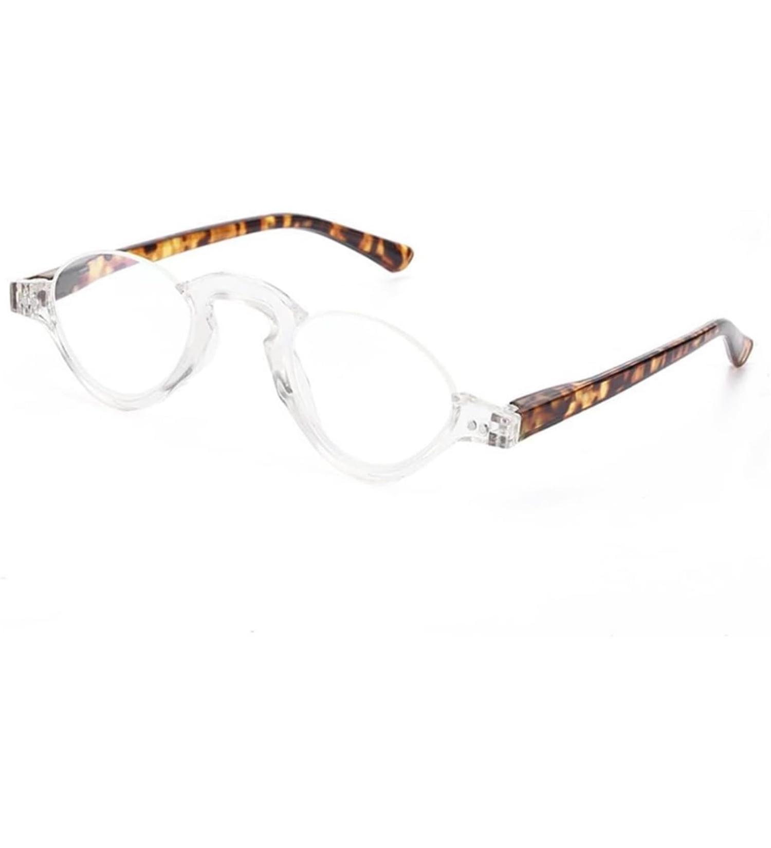 Buy Light Blocking Half Frame Reading Glasses for Men & Women - Retro Blue Light Readers - Buy Online on GoSupps.com