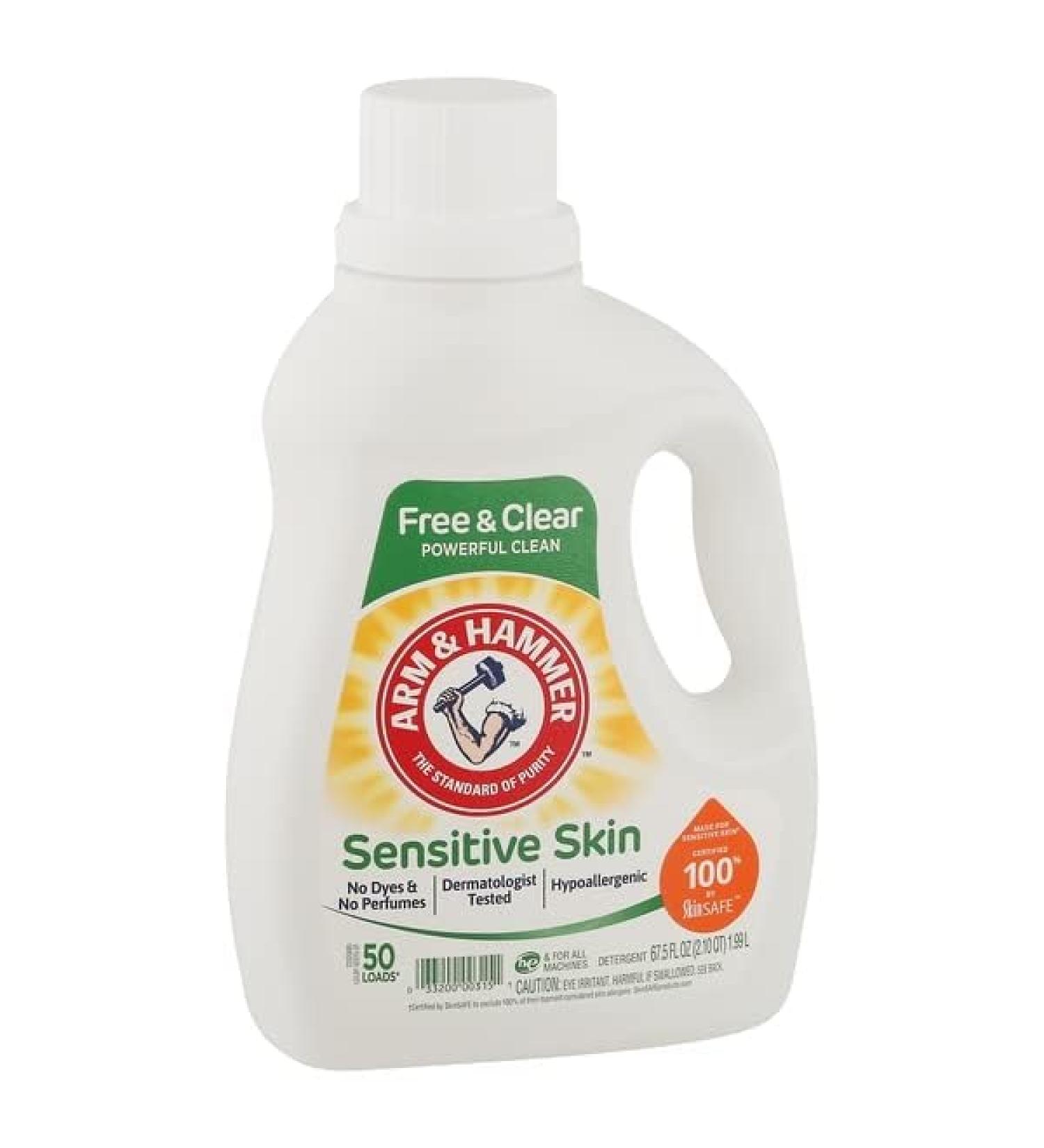 Arm & Hammer Detergent Free & Clear Sensitive Skin 67.5 Fl Oz