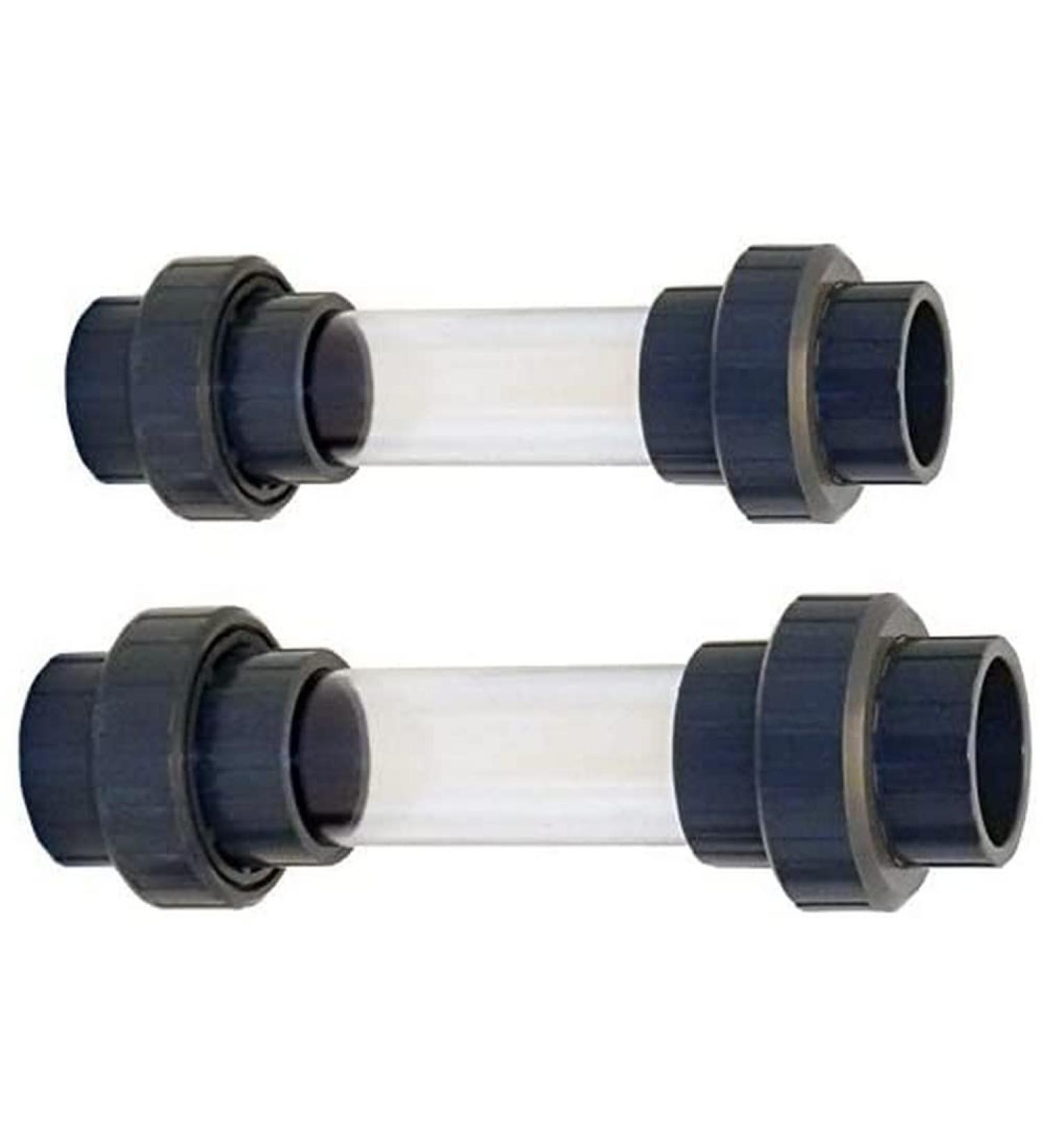 AquaForte sight glass with 3/3 coupling 50 mm installation accessories grey 27.0 x 8.0 x 8.0 cm 27 x 8 x 8 cm