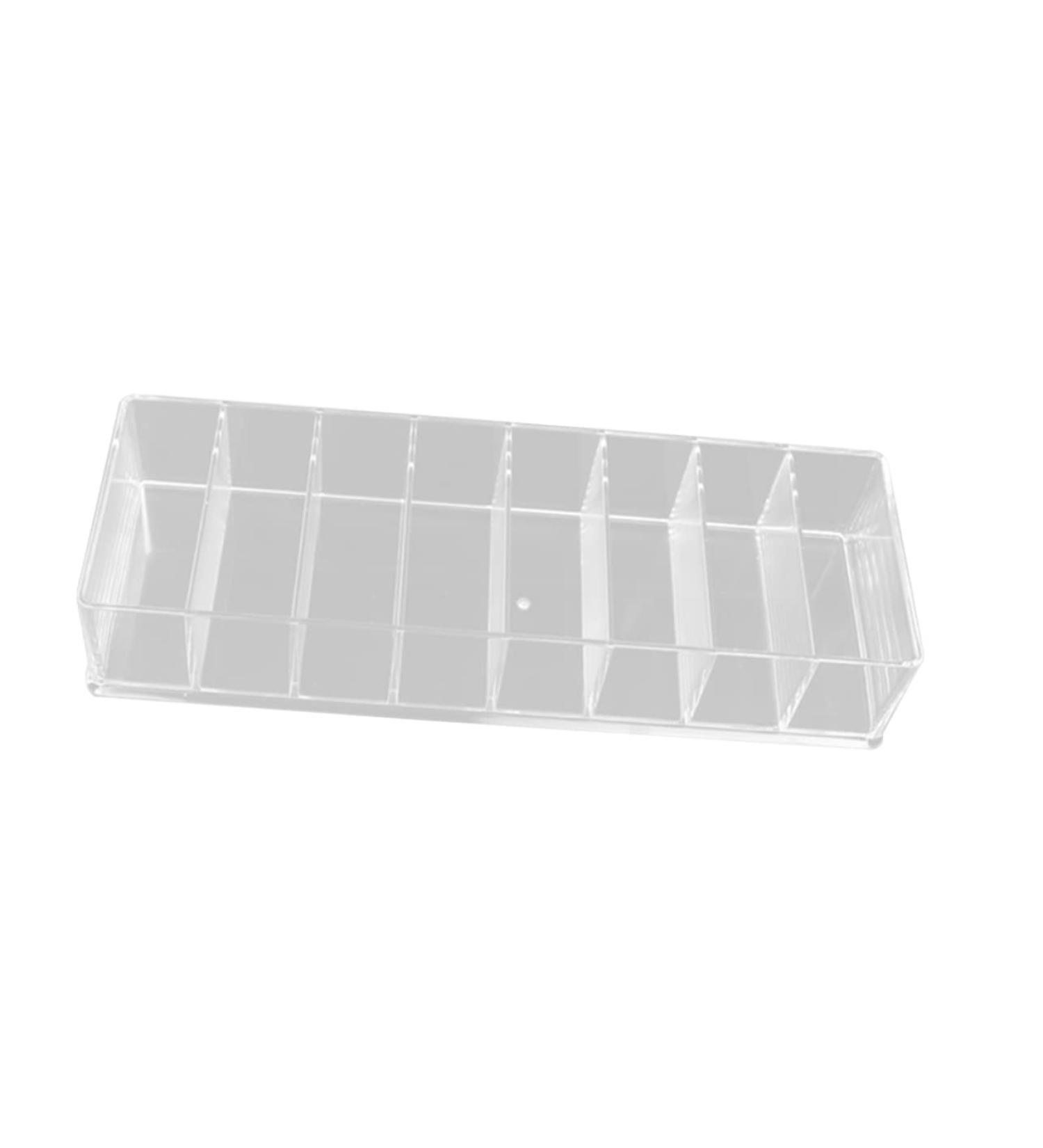 FRCOLOR Clear Storage Box & Stand for Hair Clipper Teasing Comb Beard Blade - Organizer Tray for Barber Accessories - 24.8x8.5cm - Buy Online on GoSupps.com