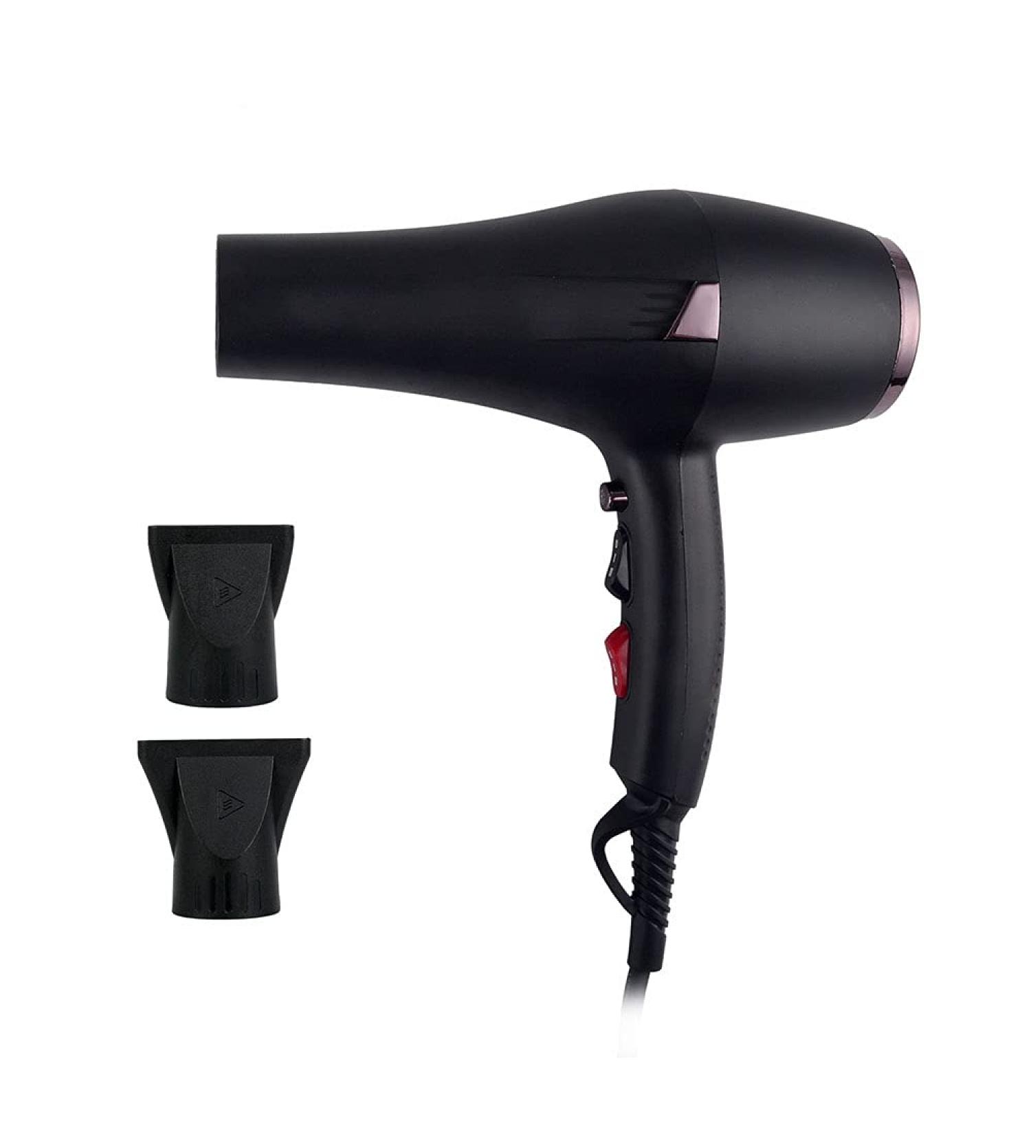 Professional Hair Dryer 2400W AC Motor Negative Ionic Technology Blow Dryer with 3 Heat & 2 Speed Setting and Cool Shot Button Concentrator Nozzle Included Fast Drying for Men and Women Small Gift - Buy Online on GoSupps.com