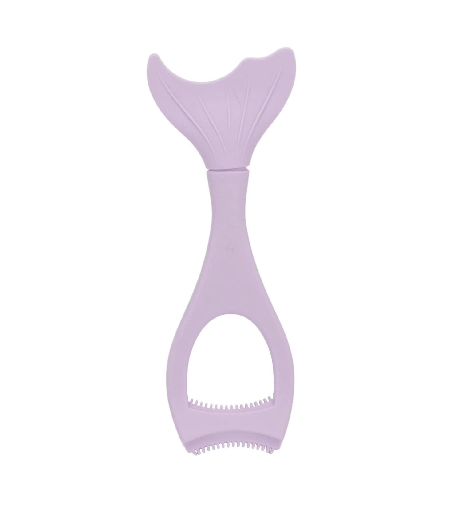 Silicone Winged Template Makeup Template Eyelash Aid Mermaid Mascara Guard Upper Lower Eye Tape Lash Mascara Guard Applicator Eyelash Comb Cosmetic Tool (Purple) - Buy Online on GoSupps.com