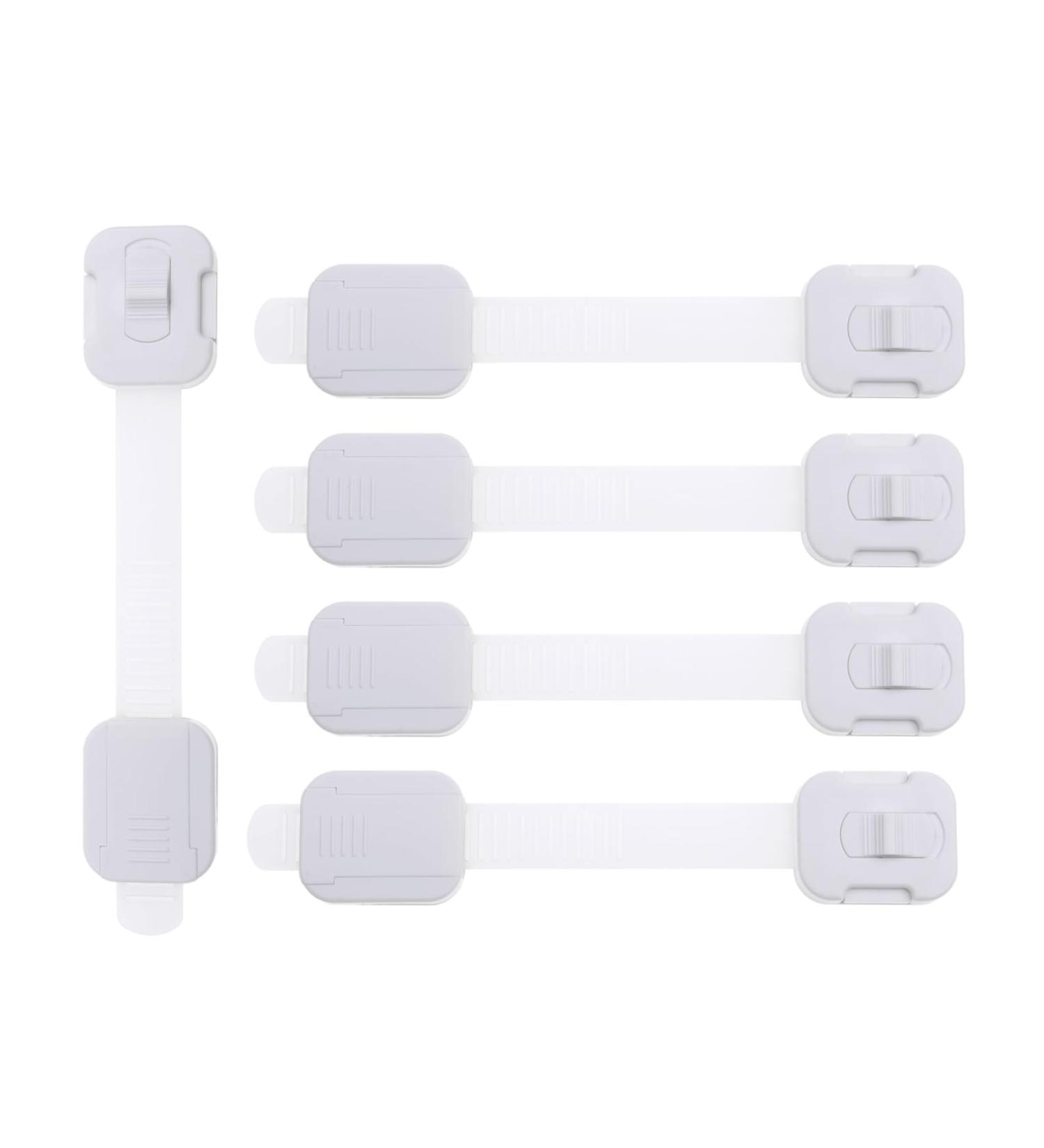 Dreambaby Cupboard Locks for Children Child Locks for Kitchen Cupboards Swivel Adjustable Strap Latches Self Adhesive Cabinet Strap Locks No Tools Needed Baby Proofing Your Kitchen (5pk) - Buy Online on GoSupps.com