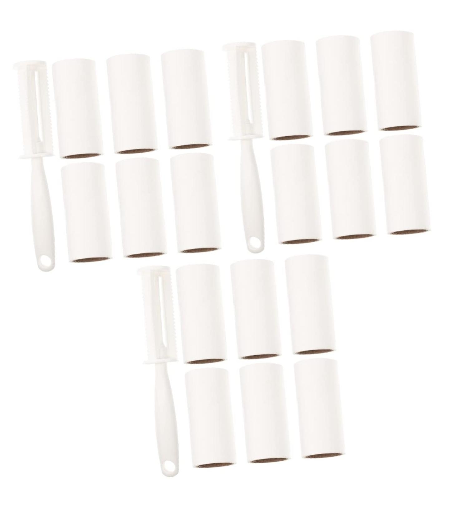 Ipetboom 3 Sets Roller Sticky Paper - Ultimate Lint Remover & Fur Roller for Clothes | Convenient Handheld Pet Hair Remover for Home - Buy Online on GoSupps.com