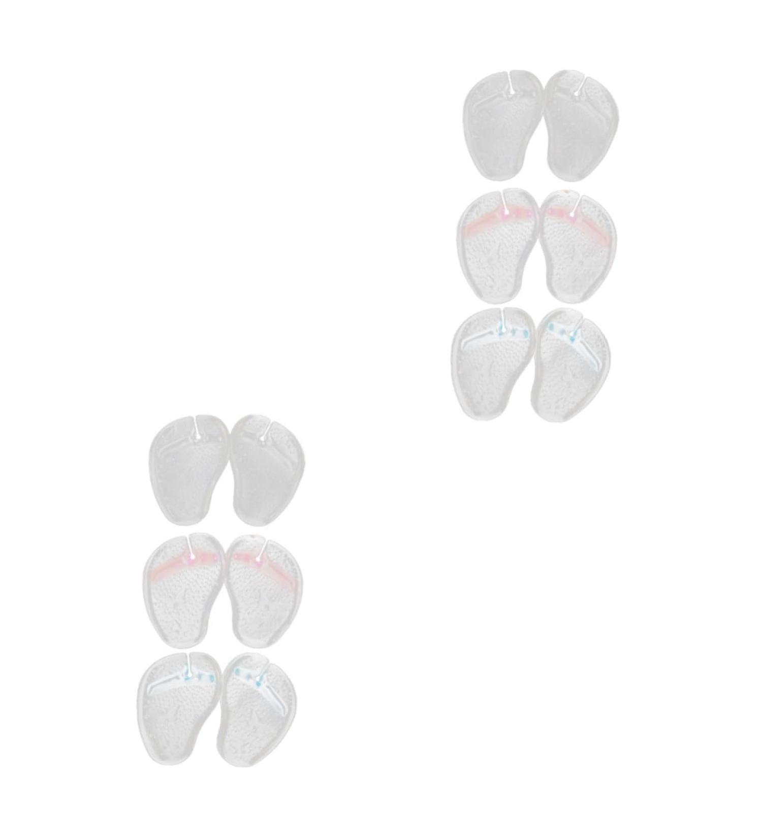 FRCOLOR 6 Pairs Forefoot Pads Arch Support Insoles & Cushion Inserts for Flip-Flops & High Heels | Metatarsal Foot Pads for Non-Slip Comfort - Buy Online on GoSupps.com