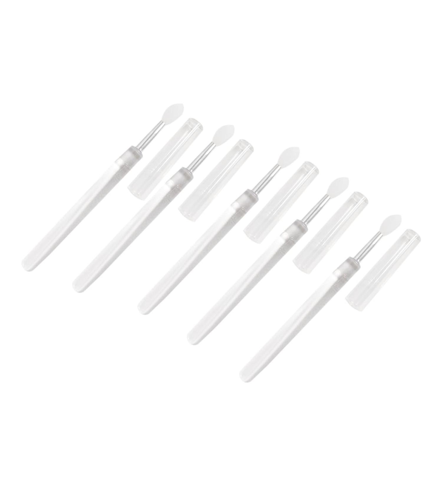 Buy 5pcs Silicone Lip & Eyeshadow Brush Set - Best Makeup Applicators for Lipstick Lip Balm and Eyeshadow - Beauty Supply for Flawless Makeup - Buy Online on GoSupps.com