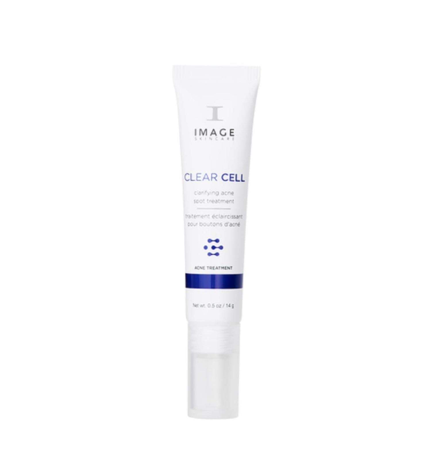 IMAGE Skincare CLEAR CELL Clarifying Acne Spot Treatment 0.5 oz - Salicylic Acid Formula for Existing and Preventing New Blemishes - Buy Online on GoSupps.com