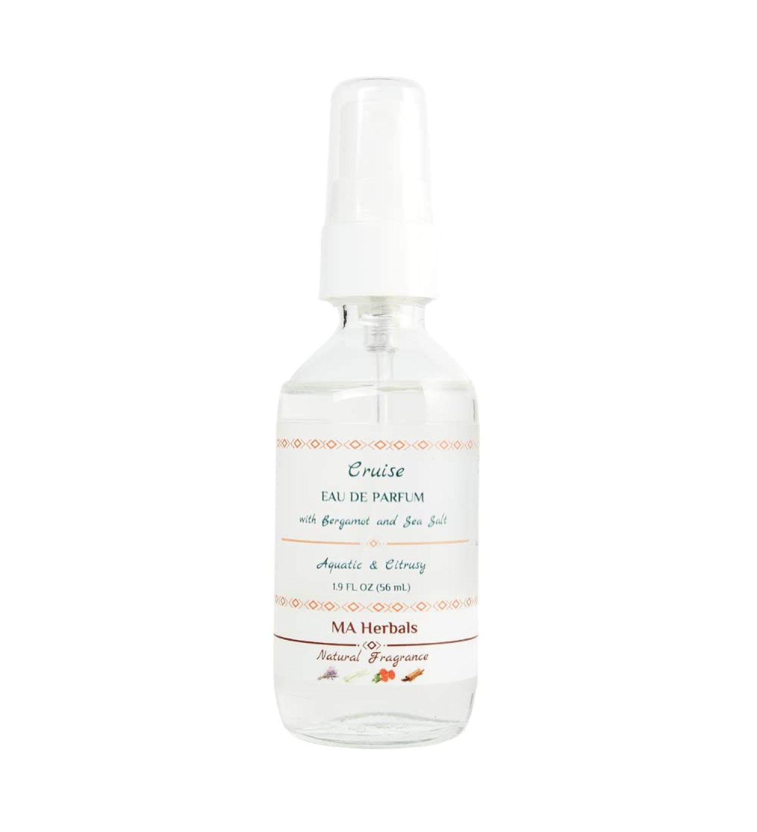 MA Herbals Cruise Bergamot & Sea Salt Citrus Natural Fragrance | Notes of Lemon Verbena Neroli Black Pepper Ozone White Musk | Long Lasting Fresh Acqua Perfume made with Essential Oils Cruise (Bergamot Sea Salt Light Musk) - Buy Online on GoSupps.com