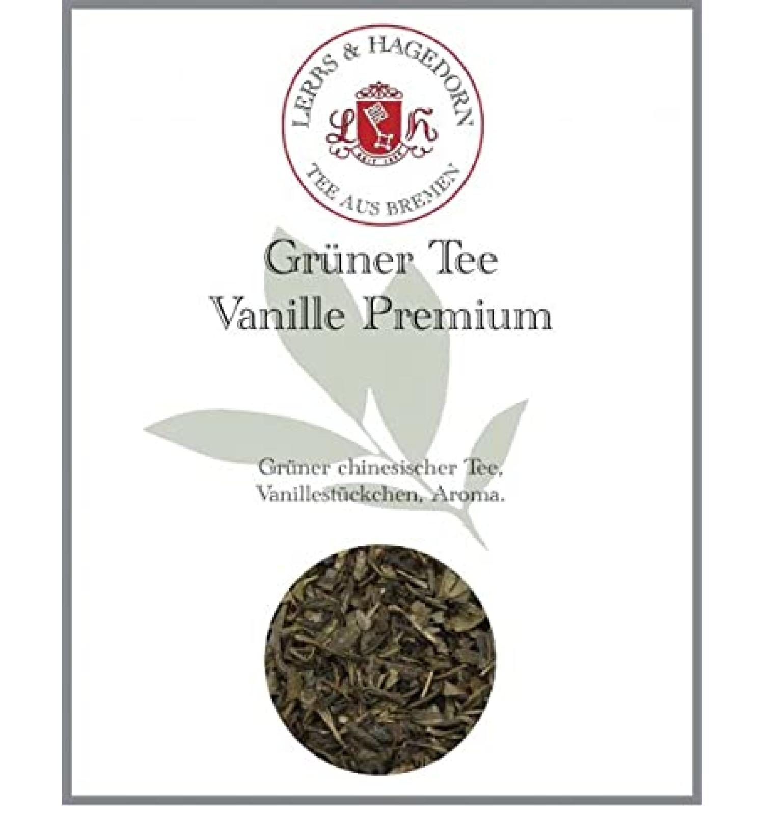  Lerbs & Hagedorn Premium Vanilla Green Tea 250g - Buy Online on GoSupps.com