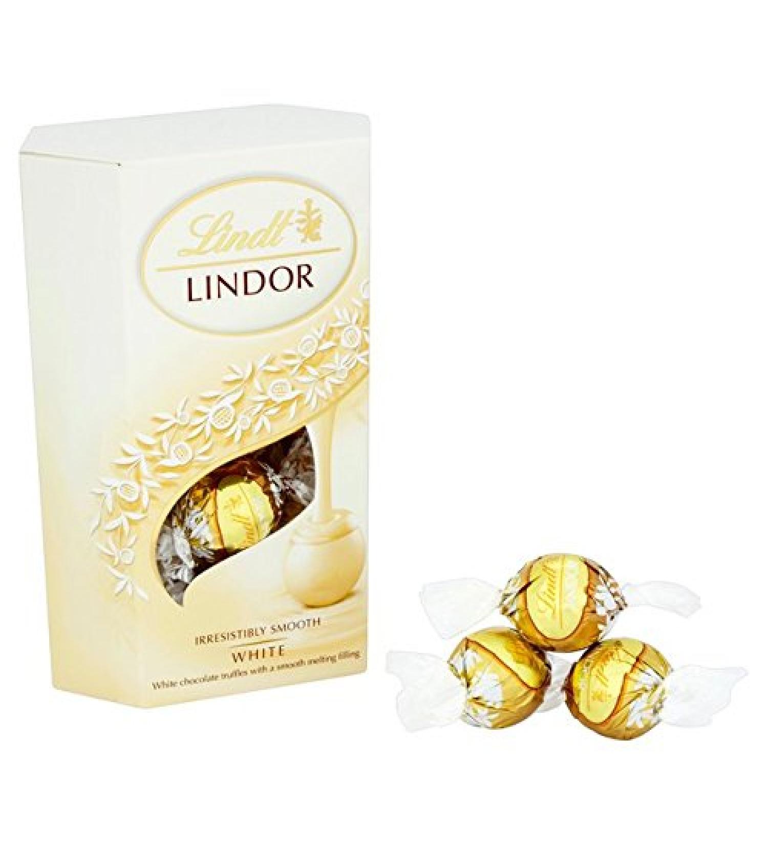 Lindt Lindt Lindor White Chocolate Truffle Carton 200g