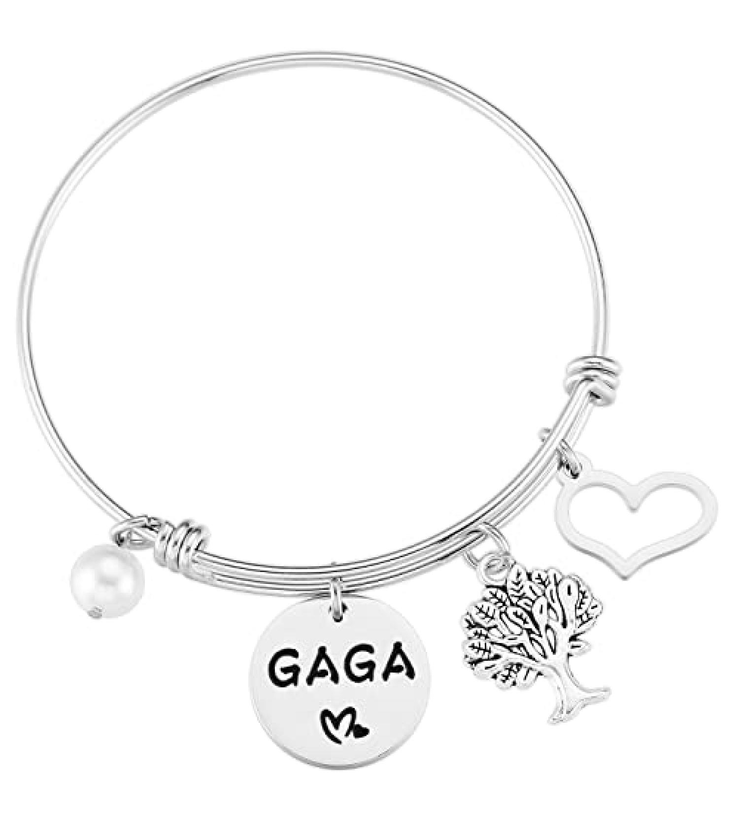 Gaga Gifts for Grandma: Birthday Bracelet from Grandkids - AHAETH Jewelry - Buy Online on GoSupps.com
