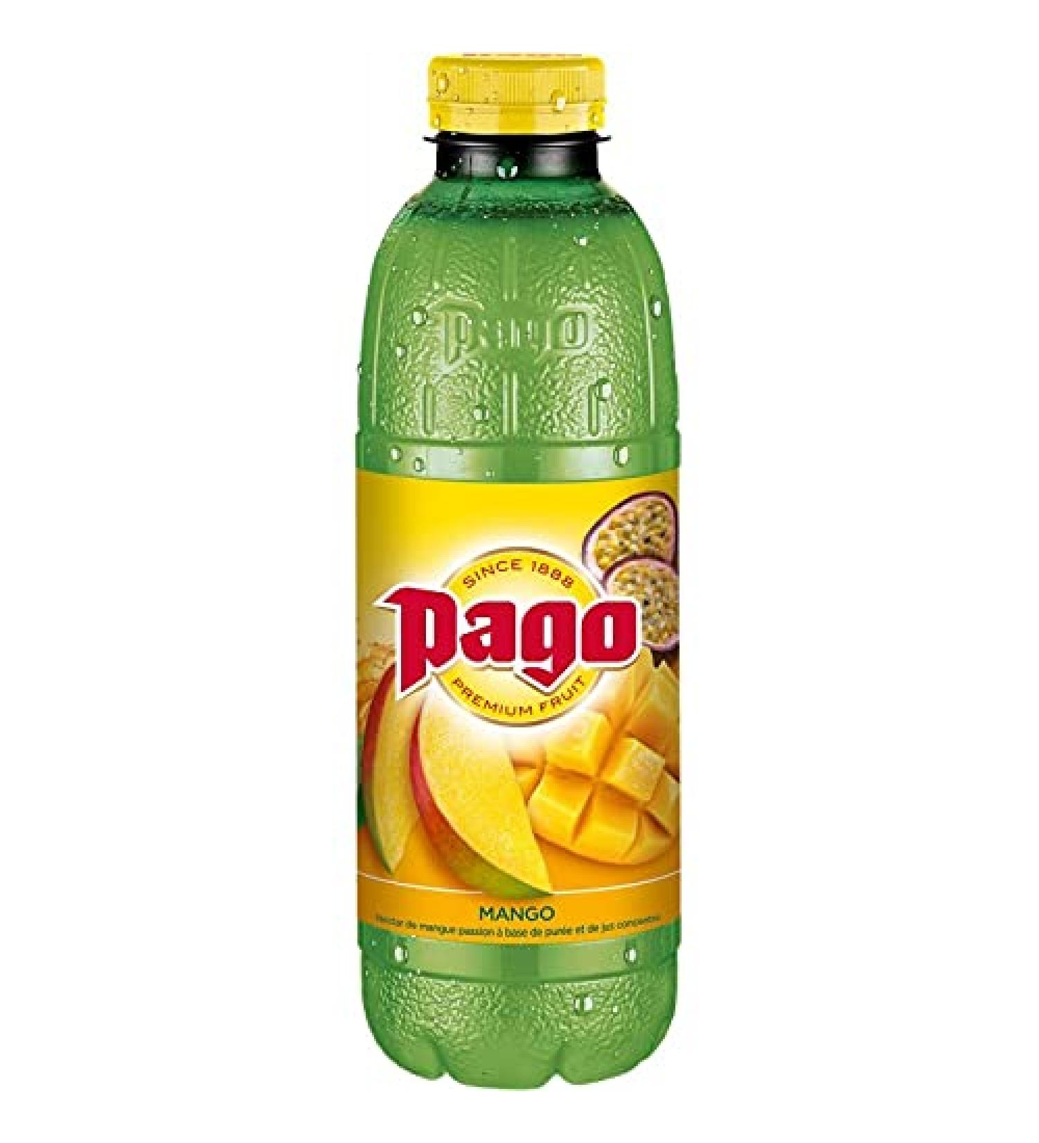 Jus de Mangue Pago 75cl - Rafra chissant et Exotique - Boisson Fruit e de Qualit Sup rieure - Id al pour les Amateurs de Saveurs Tropicales - Le Lot De 4