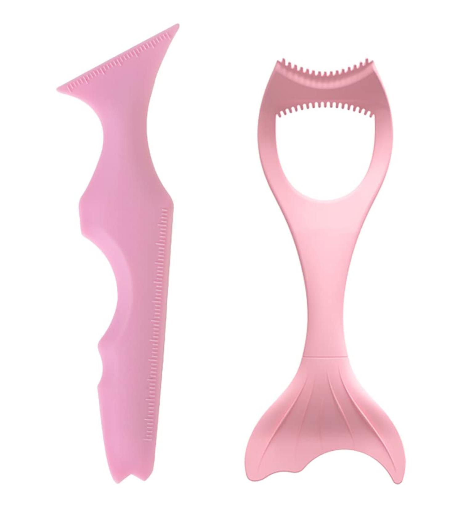 Uonlytech Eyeliner Stencils Silicone Eyeliner Aid Mascara Eyelash Comb Applicator Eyeliner Applicator Tool Gentle Reusable Eyeliner Stencil Eyeliner Tool - Buy Online on GoSupps.com