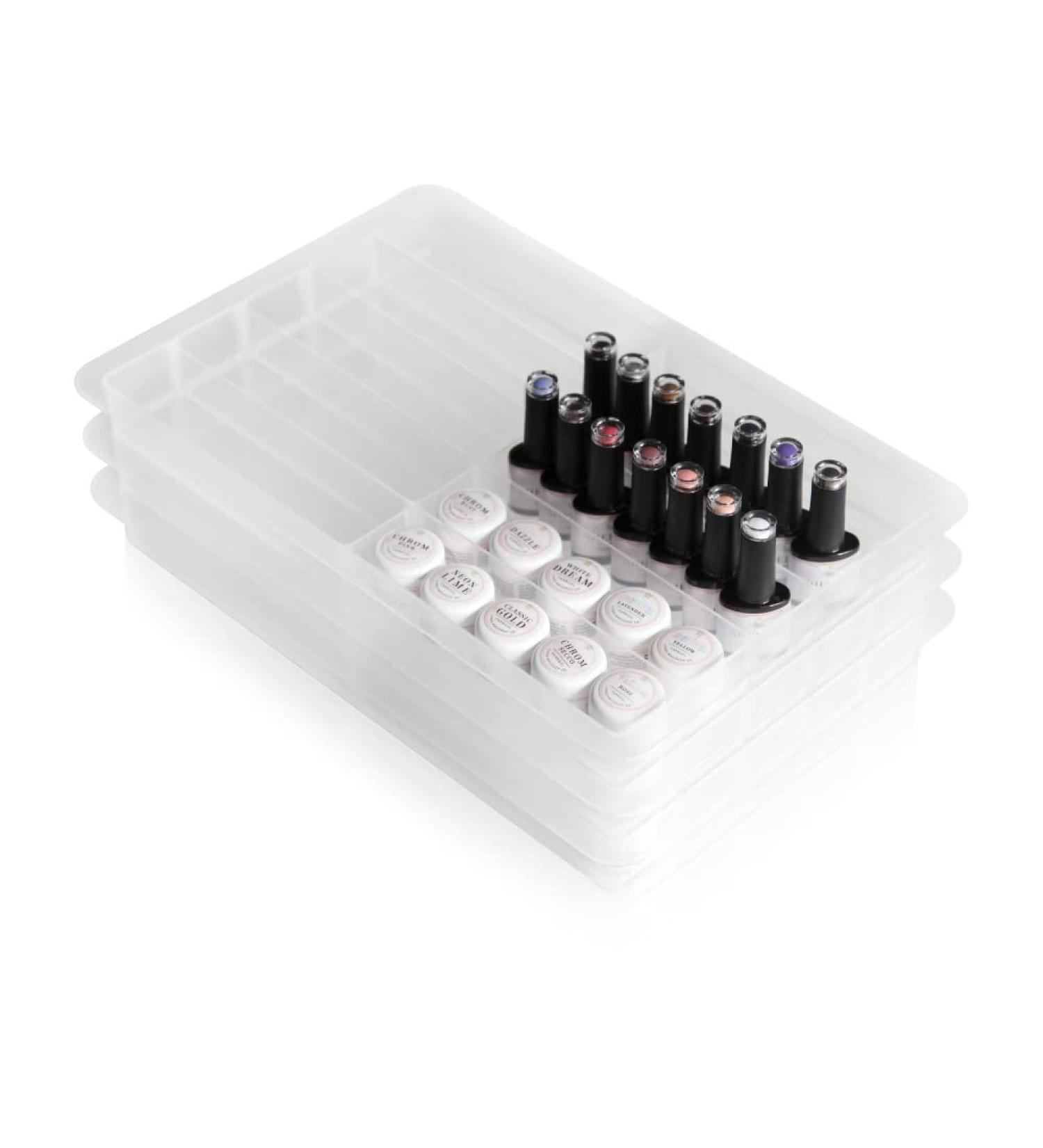 Large Stackable Sorting Box for Nail Design - Transparent Storage for Gel Crucibles & Art Supplies | Lyninails - Buy Online on GoSupps.com