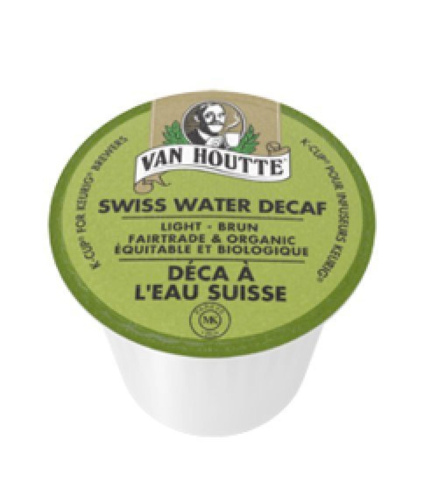 Van Houtte Decaf Swp Fair Trade Organic Coffee K-Cups for Keurig Brewers 24 Count - Buy Online on GoSupps.com
