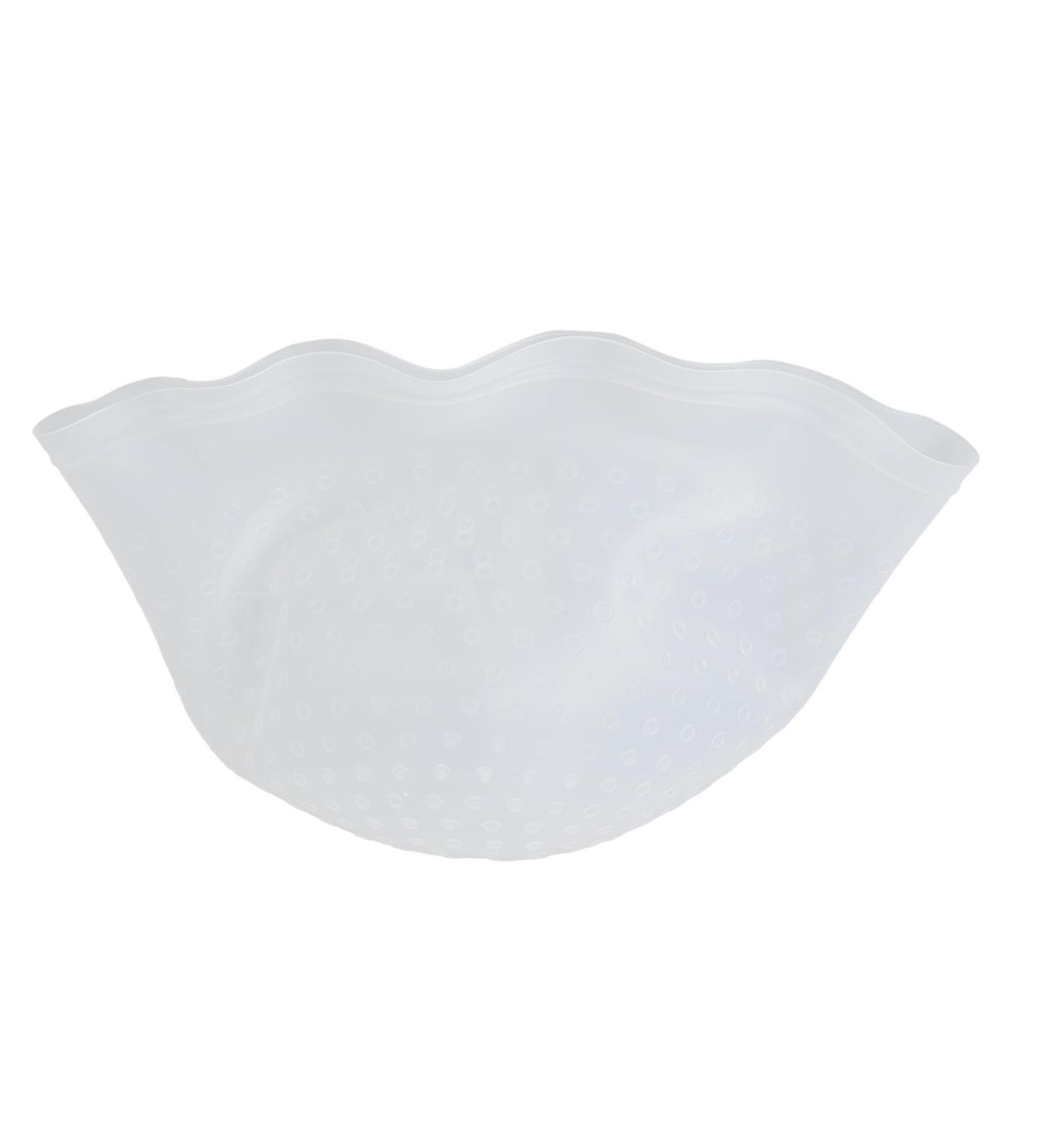Hair Dyeing Cap Convenient Use Silicone Skin Friendly Reusable Hair Highlight Cap Punching for Home Hair Salon (White) - Buy Online on GoSupps.com