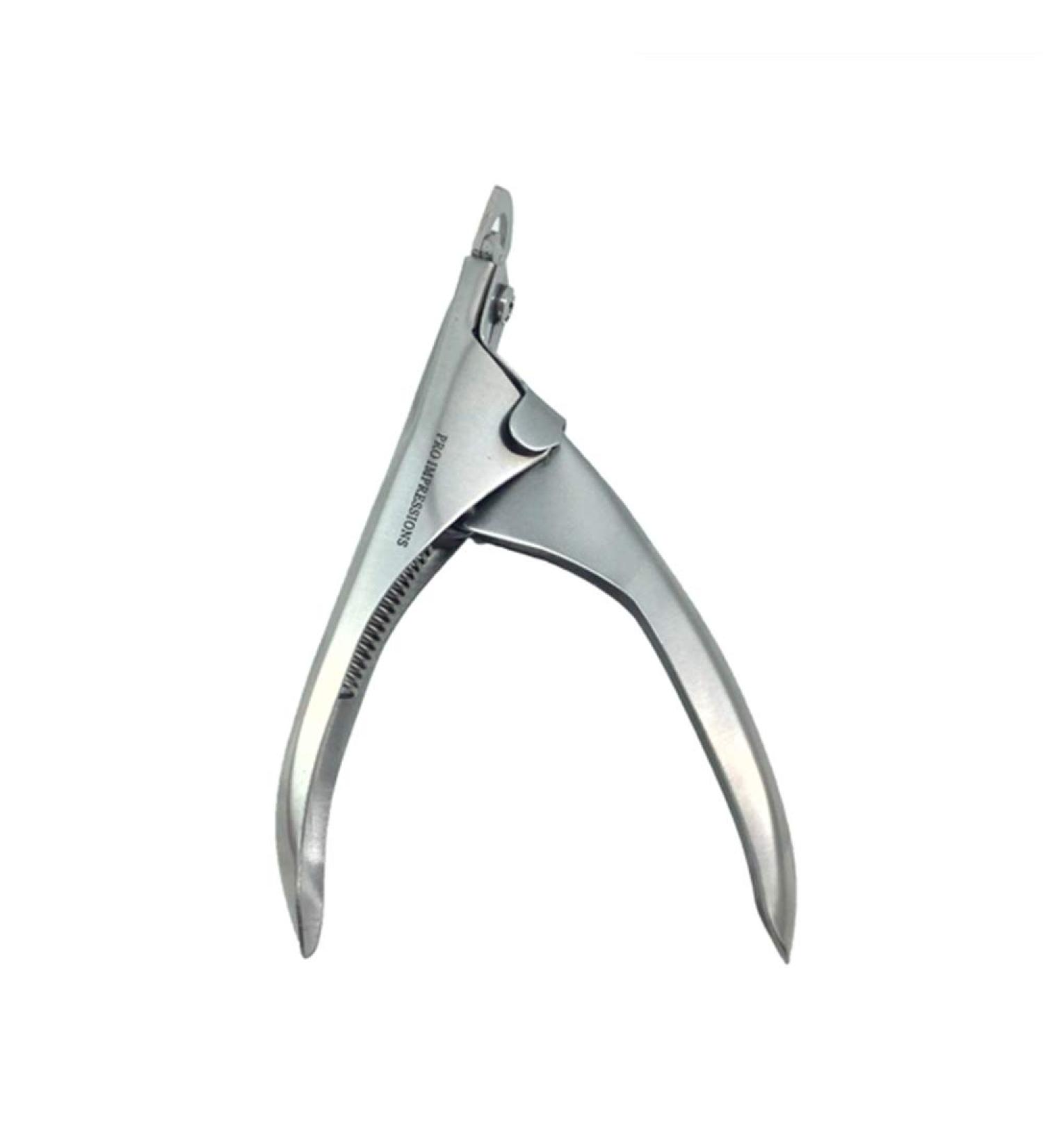 Pro Impressions Precision C-Curve Nail Tip Cutter Silver