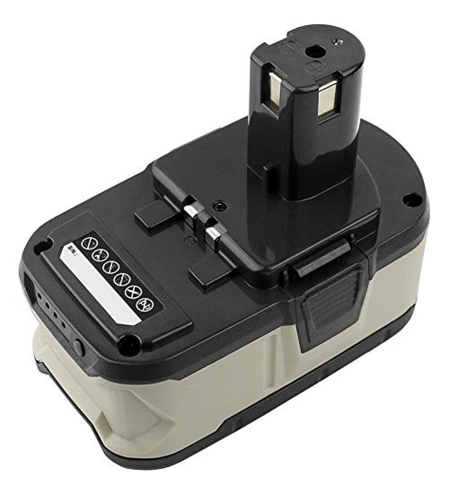 High-Capacity Replacement Battery for Ryobi CID-1802M CID-1803L CID-1803M | P103 P104 P105 P106 P107 P108 RB18L25 | 3000mAh 18V - International Shipping - Buy Online on GoSupps.com