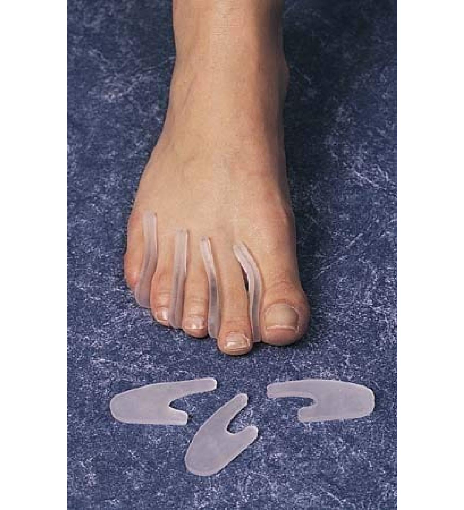 Silipos Gel Toe Separators - Large (Pack of 15) | Washable & Reusable | Trim to Fit | Silipos Incorporated - #11615 - Buy Online on GoSupps.com