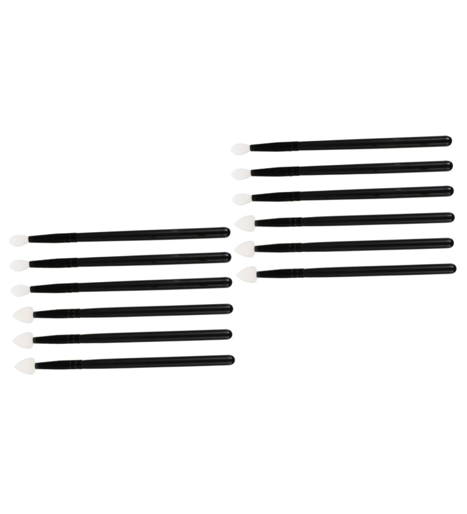 Ipetboom 12 Pcs Lip and Eye Brush Set | Portable Makeup Applicators | Silicone Lip Concealer & Shadow Brushes | Travel-Friendly Cosmetic Brushes - Buy Online on GoSupps.com