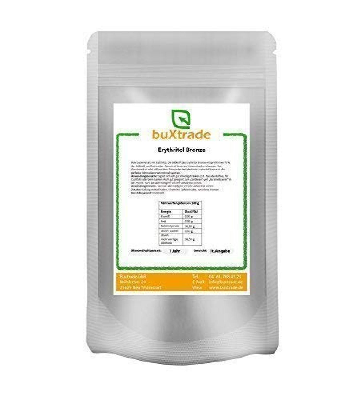 2 x 1 kg brown cane sugar from erythritol - cane sugar substitute erythritol 2kg
