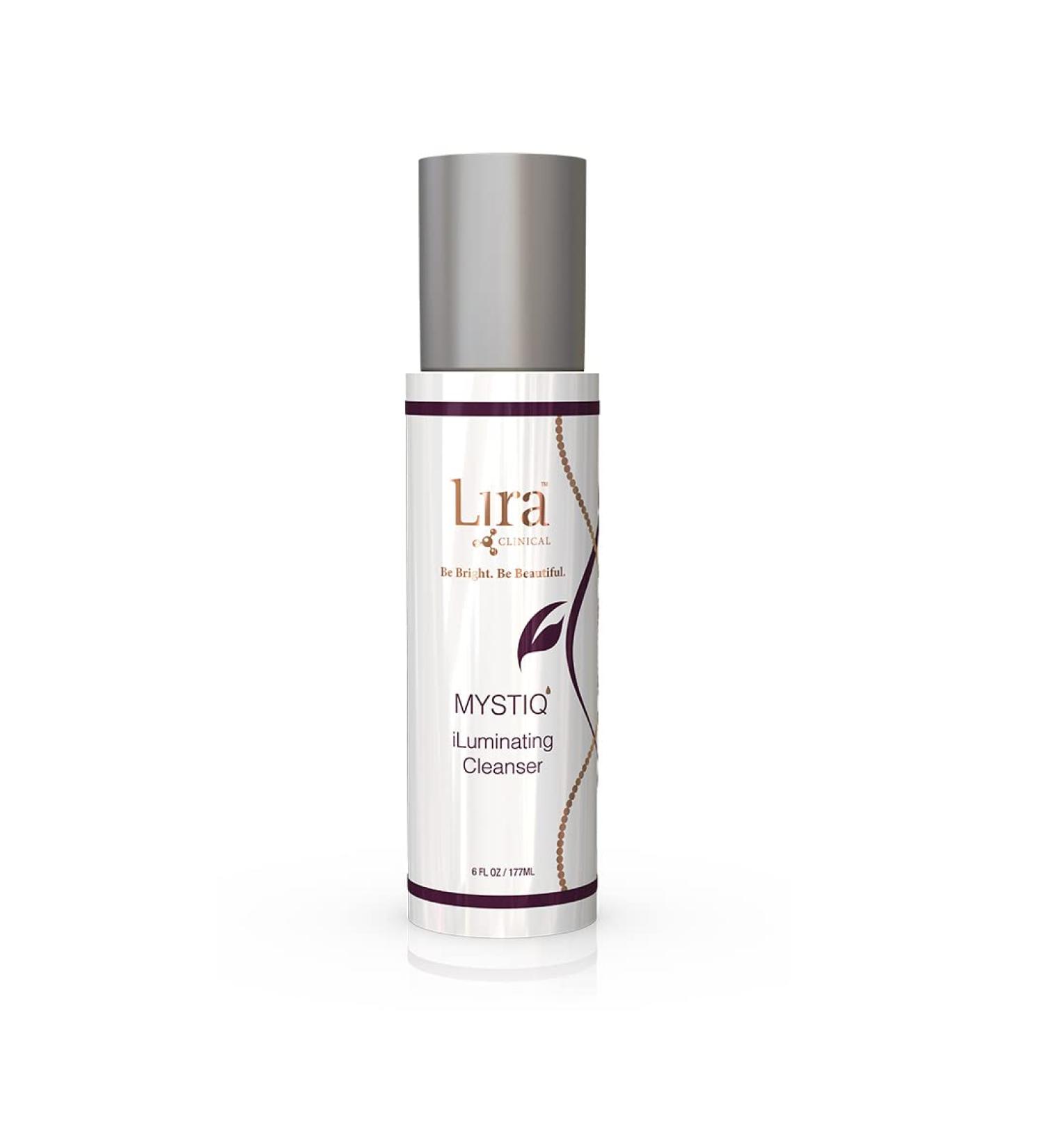 Lira Clinical Mystiq iLuminating Cream Cleanser - Hydrating Facial Wash with Plant Cells, Tomato Extract, Vitamin C & E - 6 fl oz - Buy Online on GoSupps.com