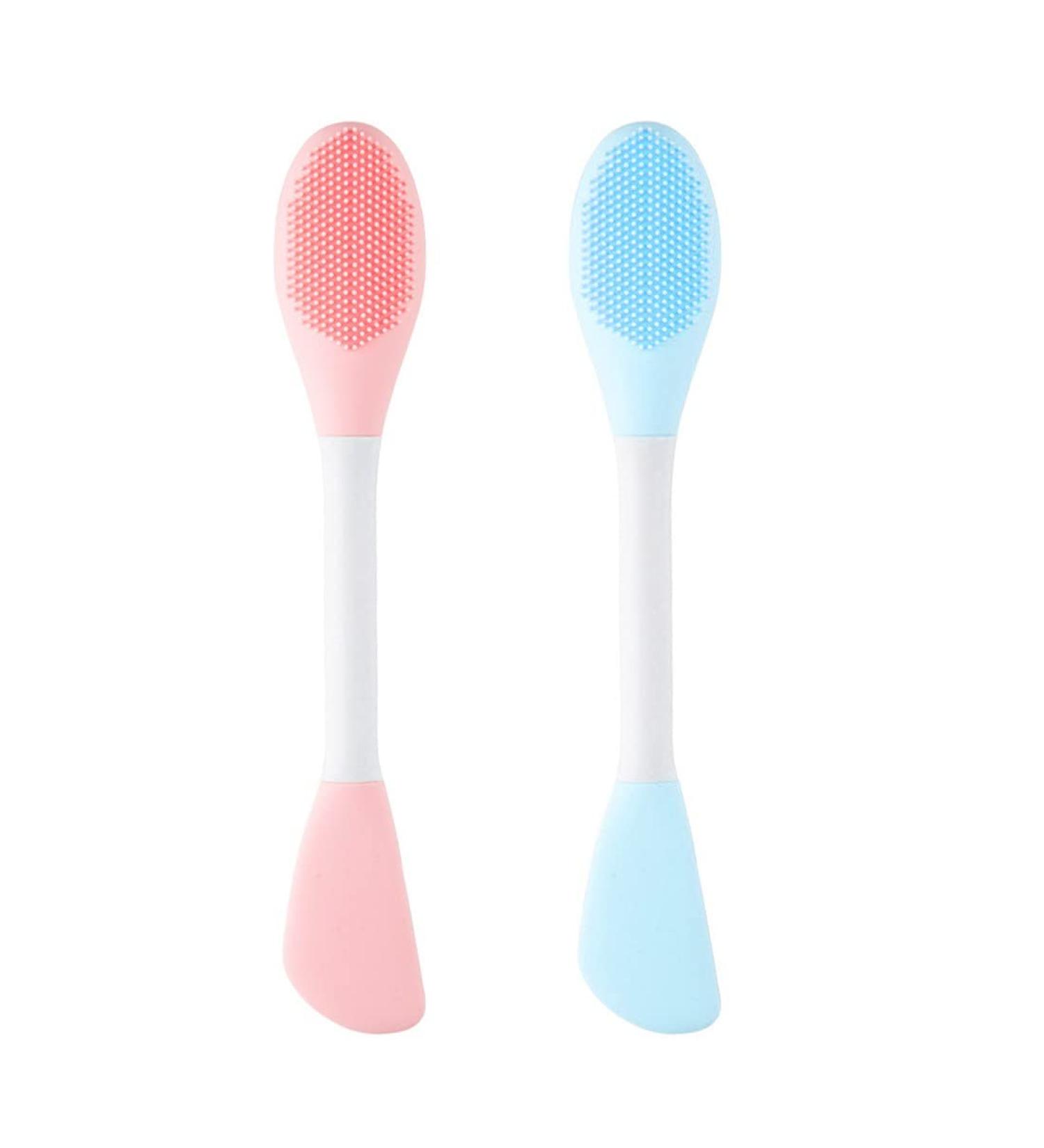 Sioppkik 2-in-1 Silicone Face Mask Brush & Soft Makeup Remover - Charcoal Mixture & Body Butter Applicator - Ships Internationally - Buy Online on GoSupps.com