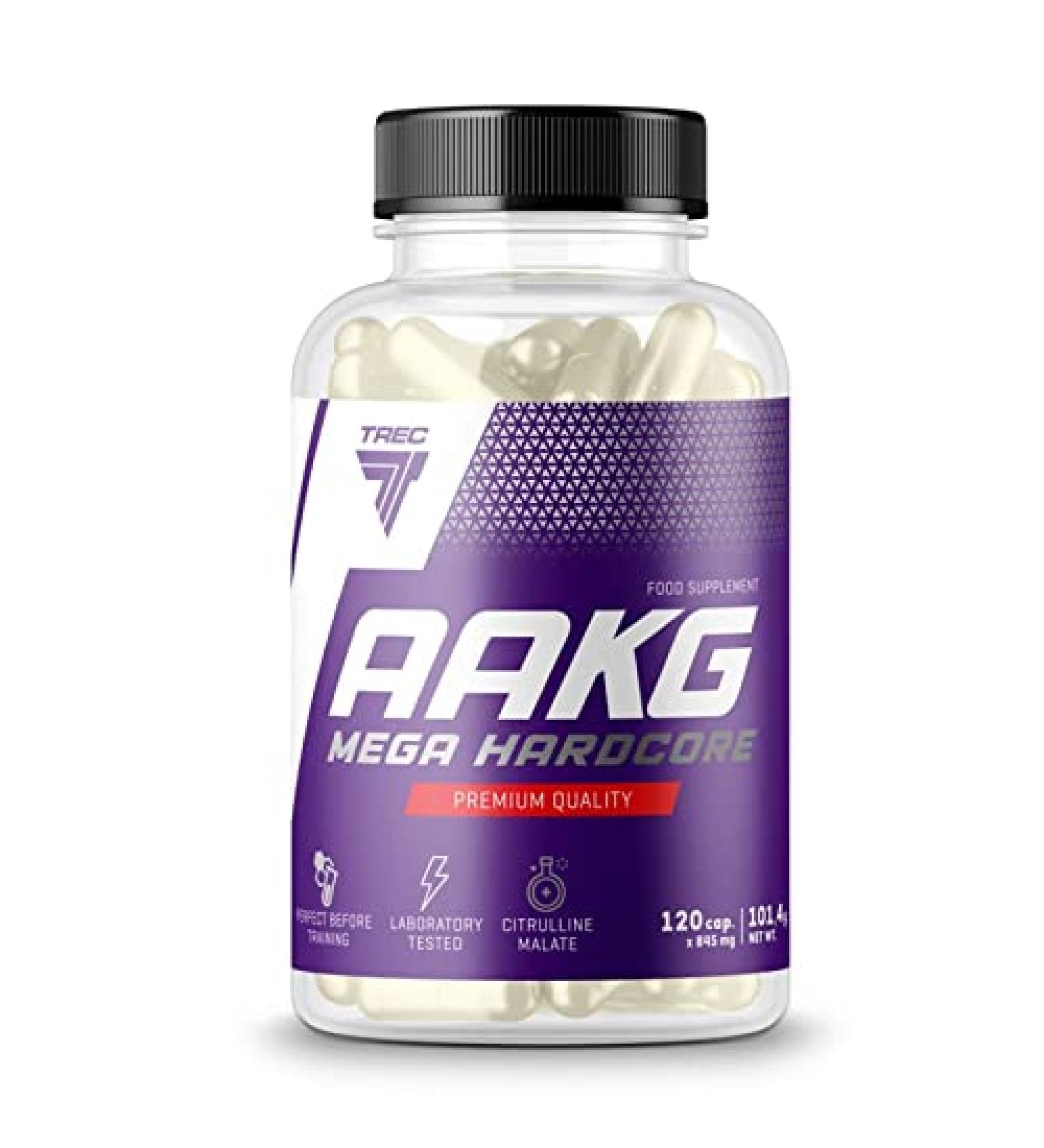 Trec Nutrition AAKG | L-Arginine Nitric Oxide Booster | Muscle Pump Pre-Workout Pills | 120 Capsules | Dietary Supplement for Enhanced Performance - Buy Online on GoSupps.com