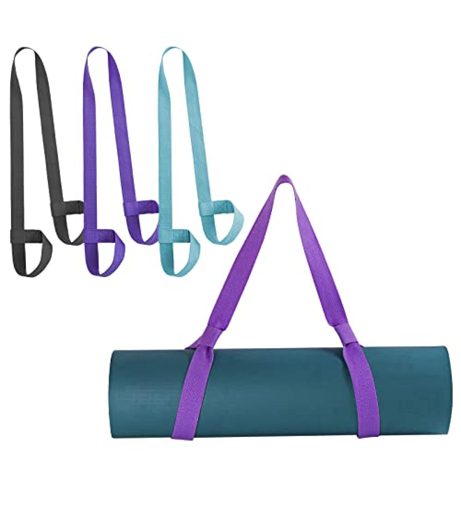 Adjustable 3Pc Yoga Mat & Roller Skate Carrier Strap | Ideal for Skiing, Snowboarding, Ice Skates & Rollerblades - Buy Online on GoSupps.com