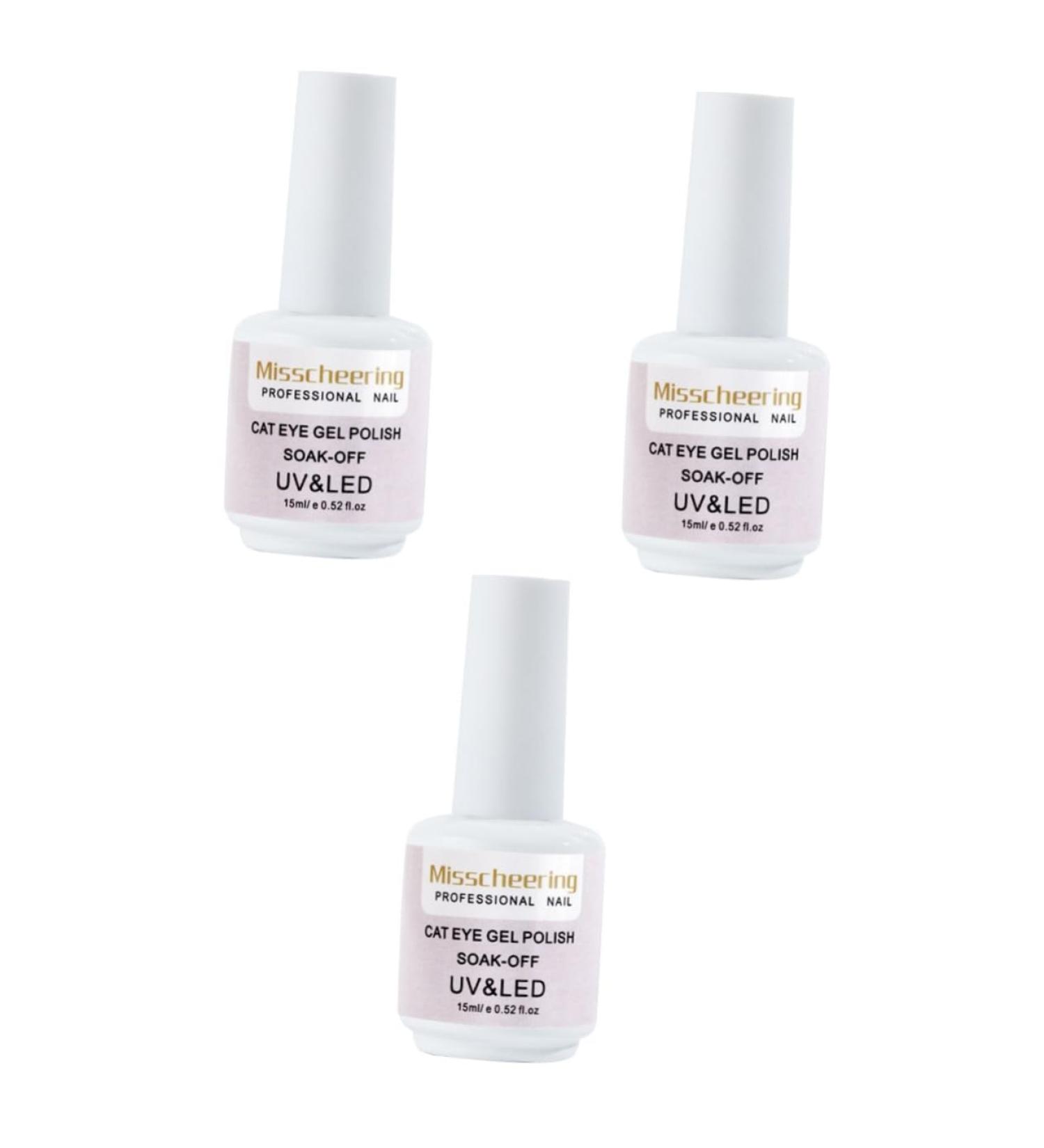 HAPINARY 3 Pcs Manicure Accessories UV LED Nail Gel Polish Chameleon Cat Eye UV Polish Gel Beautiful Nail Gel - Buy Online on GoSupps.com
