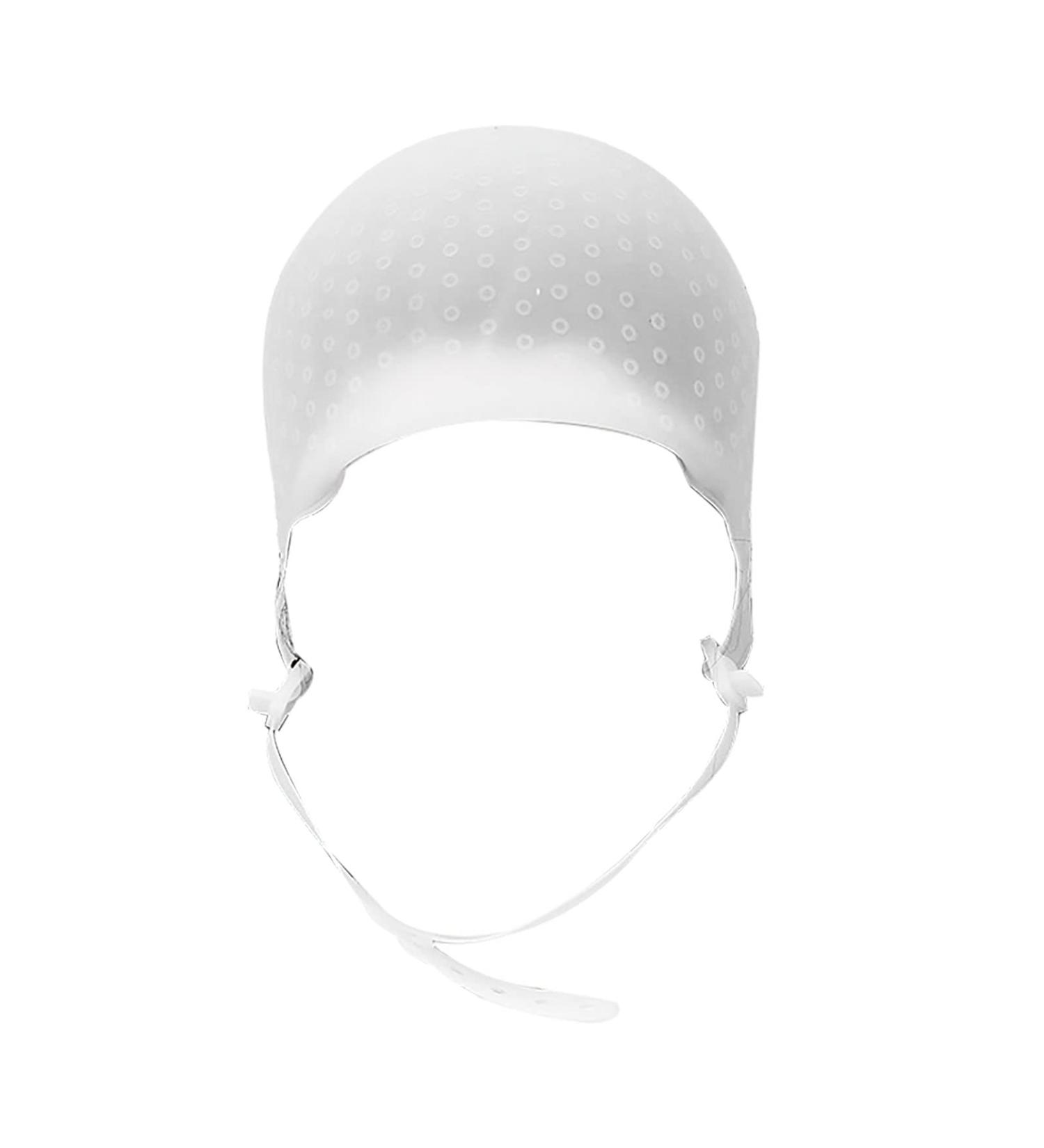 Bright Hair Coloring Highlighting Hat Cap for Glamorous Home Highlights Insta-ready Hairdressing Cap Tool for Unforgettable Hair Dye Sessions DIY Highlight Cap Featuring White