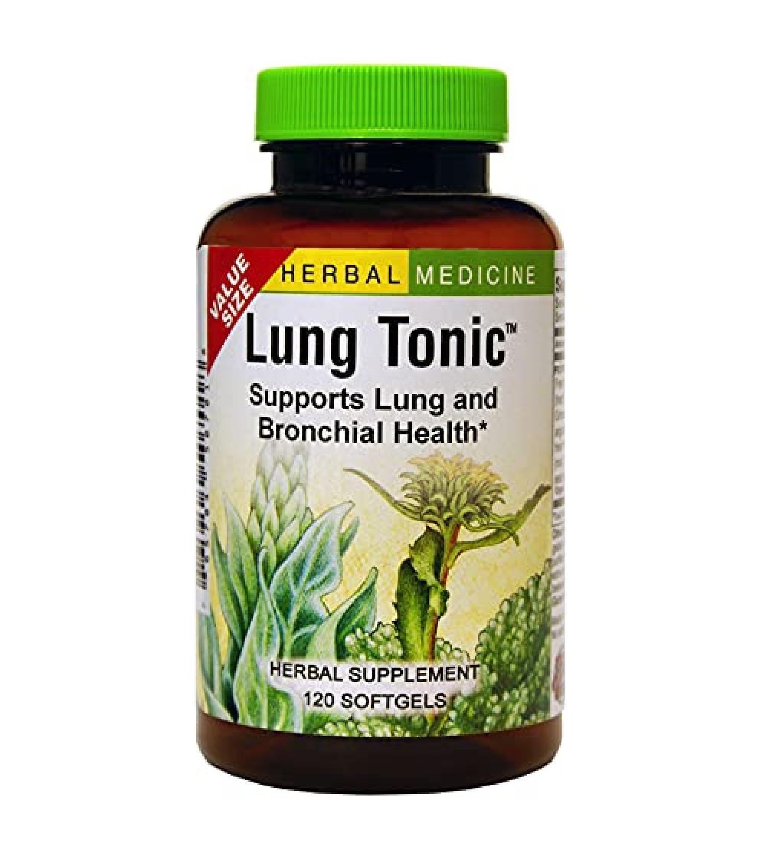 Lung Tonic Softgels - 120 Count | Respiratory Health Support - Buy Online on GoSupps.com