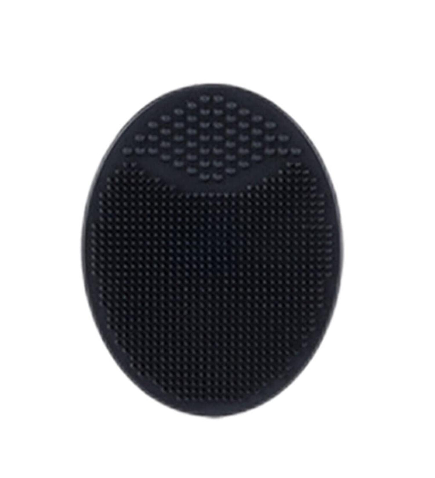 rongweiwang Face Scrubber Silicone Facial Clean Brush Exfoliating Brushes Scrubbing Exfoliator Pad Skin Scrubbers for Home Black - Buy Online on GoSupps.com