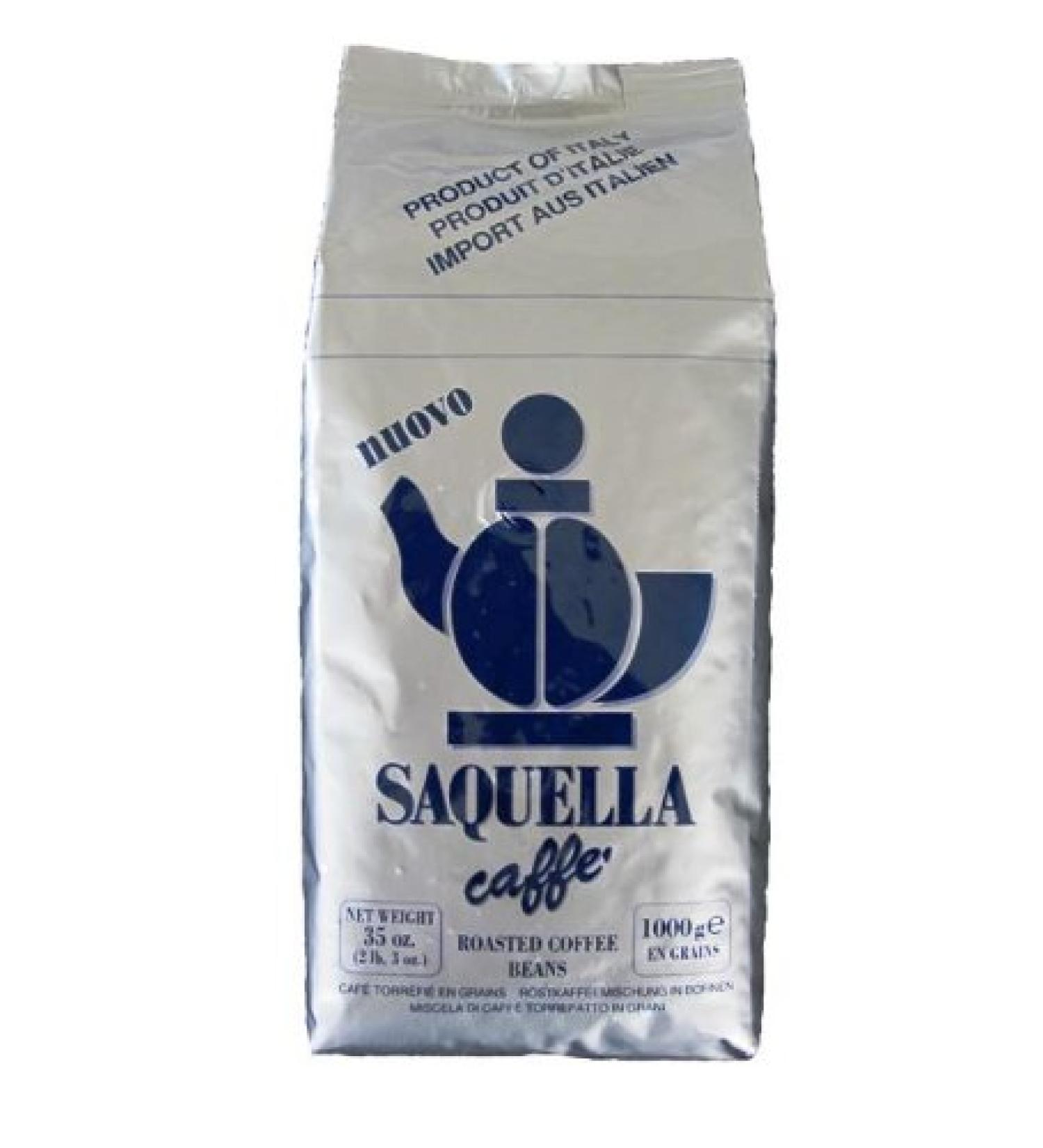 Saquella Saquella Miscela Blu strong creamy robust with a pronounced taste 1 kg of whole grains