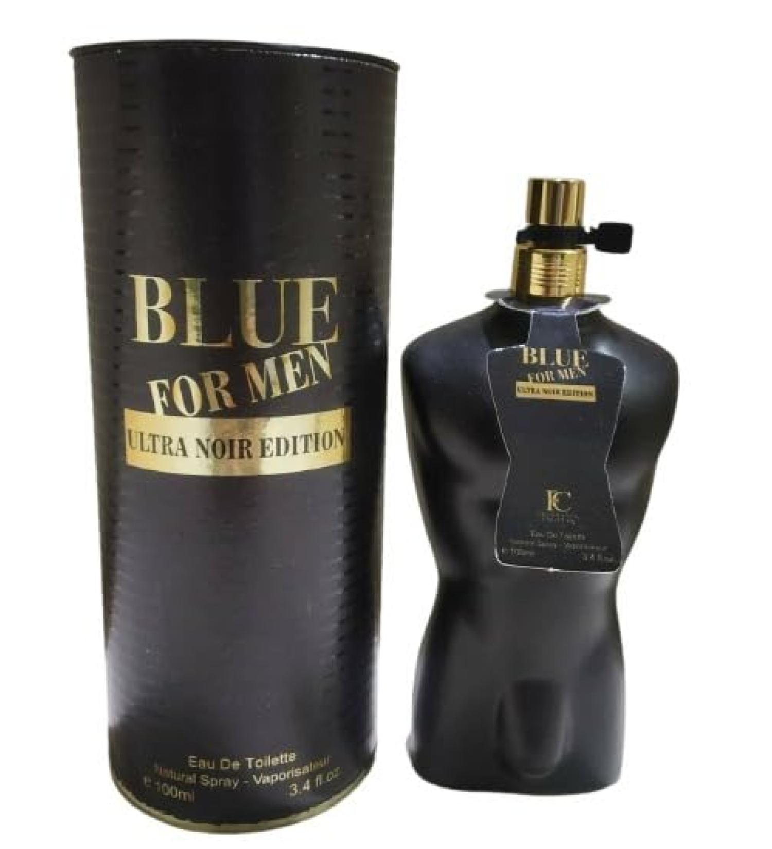 BLUE FOR MEN ULTRA NOIR EDITION Eau de Toilette 3.4 fL. Oz. Amber fragrance for men. - Buy Online on GoSupps.com