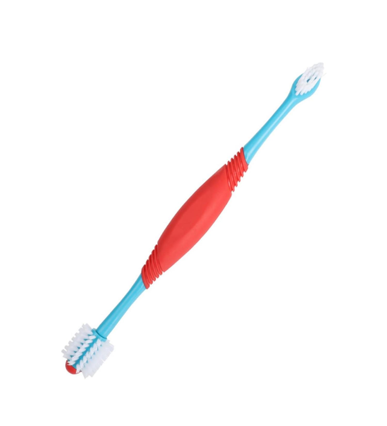 Beavorty 2pcs Cat for Dual-head Double Convenient Tooth Double-headed Brush Manual Pet Supple Bristles - Buy Online on GoSupps.com