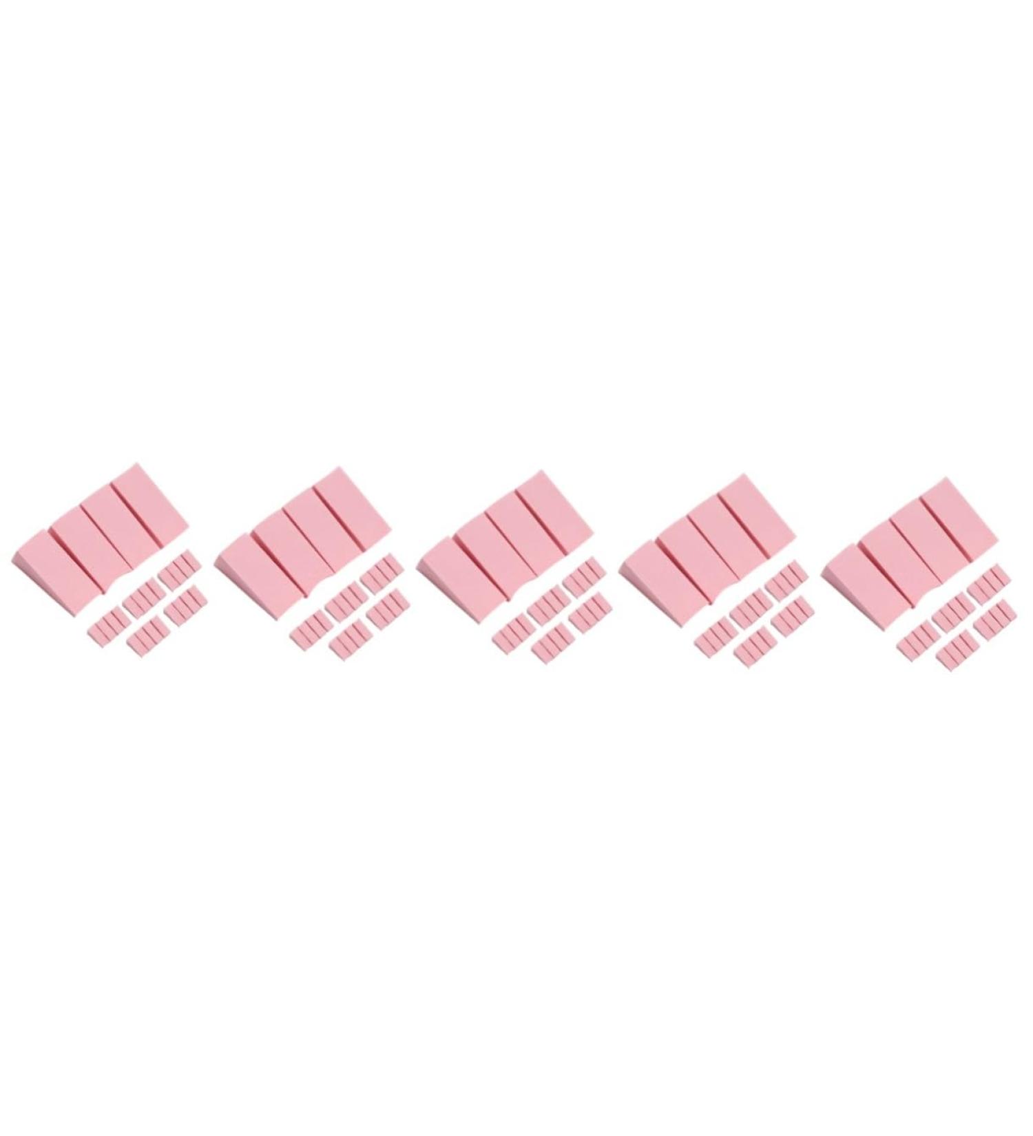 FRCOLOR 5pcs Gradient Sponge Nail Art Tools - French Tip Polish Applicator Wedges - Soft Mini Nail Art Kit for Perfect Gradient Nails - Buy Online on GoSupps.com