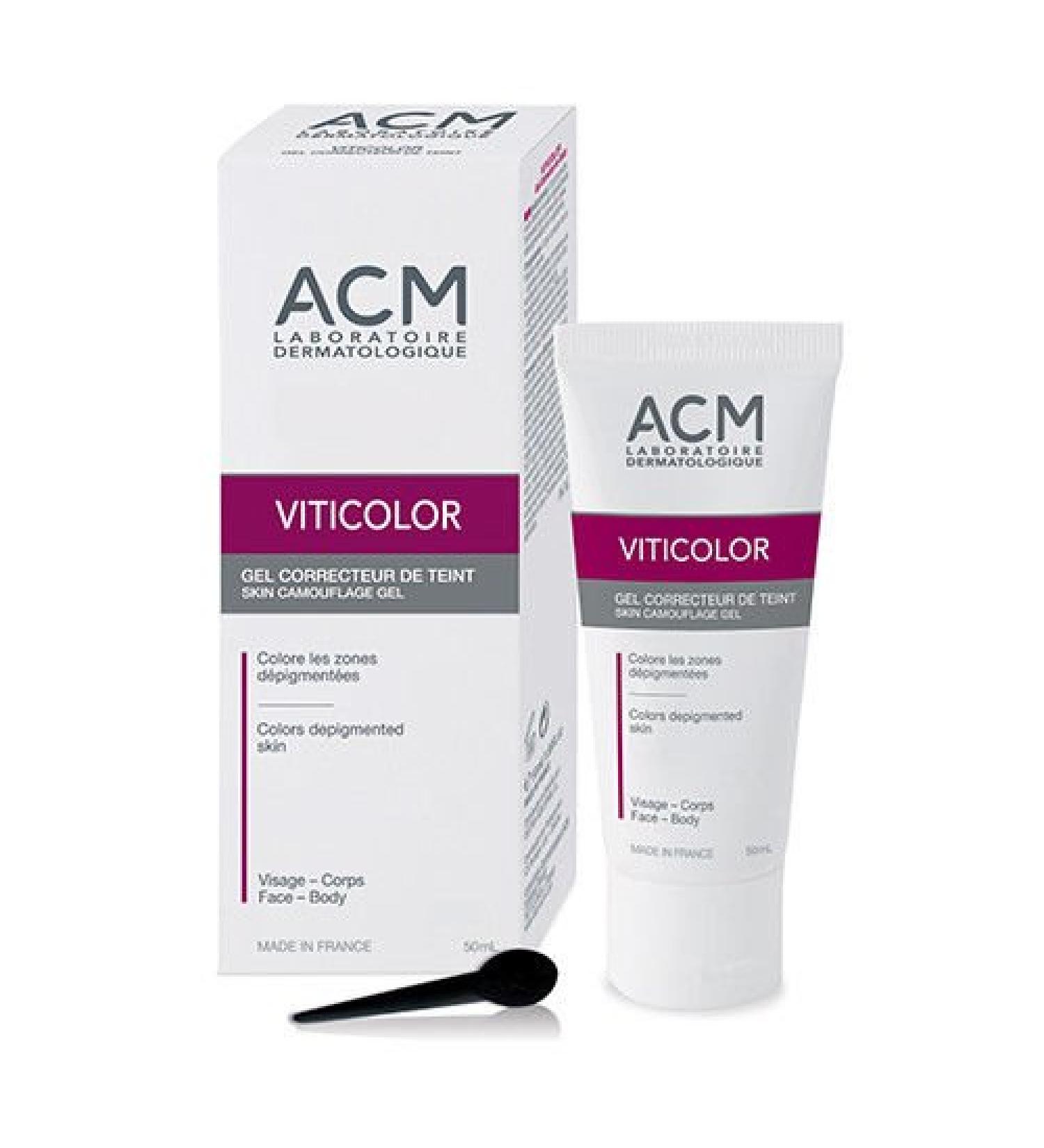 VITICOLOR Skin Camouflage Gel 50ml - Long Lasting Natural Coloration for Vitiligo Skin | Oxyvita Ltd - Buy Online on GoSupps.com