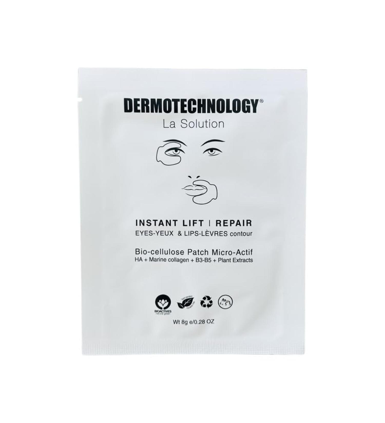 BIO-CELLULOSE EYES AND LIPS Mask - Hydrating & Soothing Facial Mask with Hyaluronic Acid Marine Collagen Vitamin B5 For All Skin Care Type