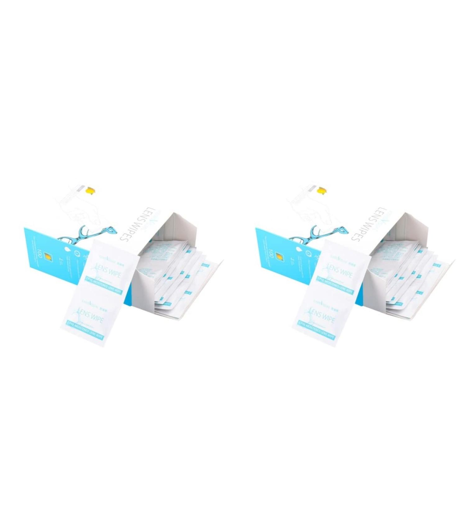200 PCS Minkissy Lens Cleaning Tissues | Eyeglass Cleaning Cloths & Screen Wipes - Quick Dry & Effective Cleaner - Buy Online on GoSupps.com
