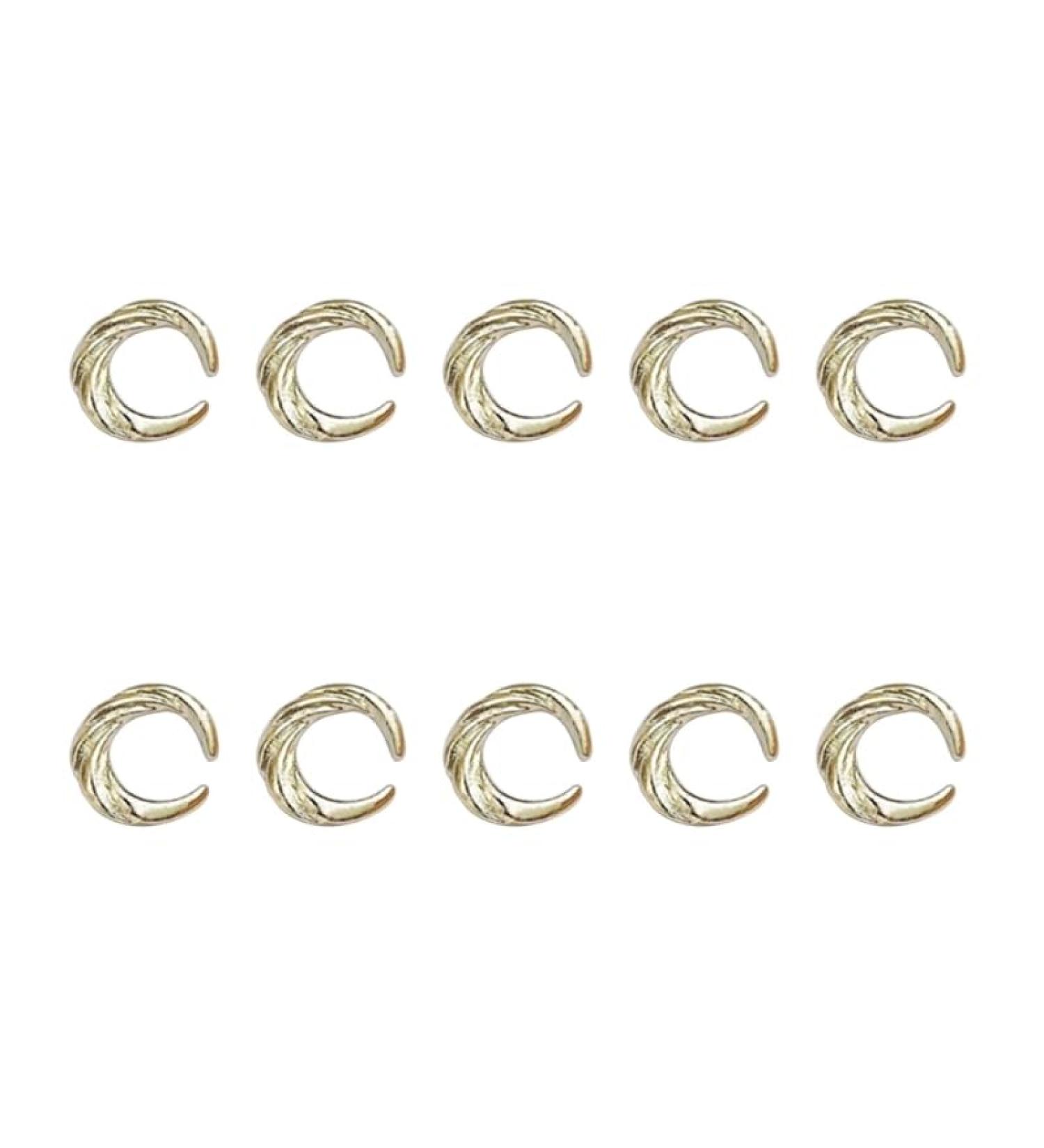 Metal Nail Art Studs 3D Metal Nail Art Jewelry Decorations Bows Rabbits Moon Multi-Shapes Nail Decoration Accessories Nail Art Jewels - Buy Online on GoSupps.com