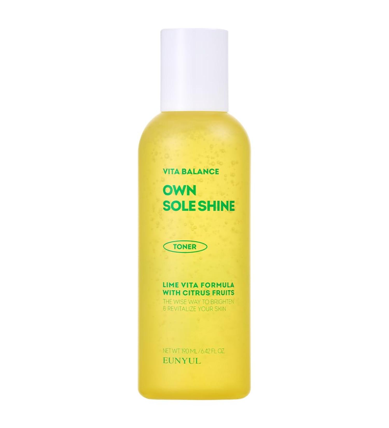 Eunyul Vita Balance Sole Shine Toner - Vitamin C Pore Care | 190ml | International Shipping Available - Buy Online on GoSupps.com
