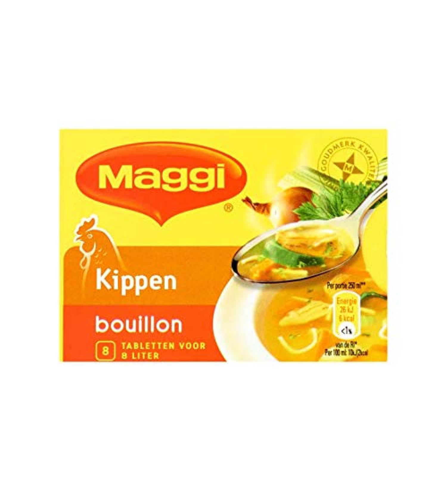 M lange de bouillon de poulet | Maggi | Paquet de bouillon de poulet 8 comprim s | Poids total 82 grammes