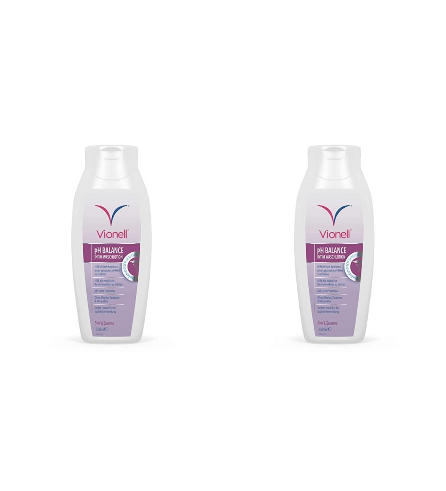Vionless pH Balance Intimate Wash Lotion for Women | Daily Hygiene with Lacto Probiotic | 250ml (Pack of 2) - Strengthen Natural Immune System - Buy Online on GoSupps.com
