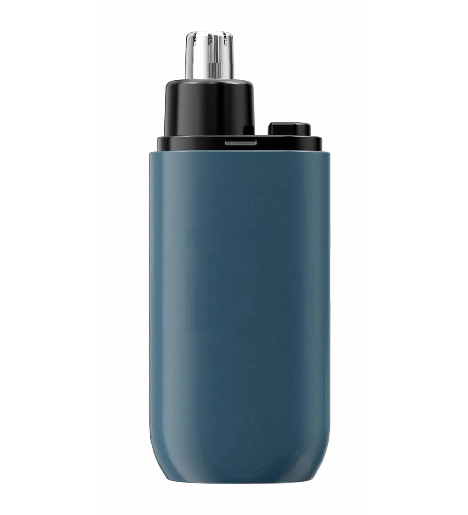 Buy Portable Electric Nose Hair Trimmer - USB Waterproof Ear & Nose Clipper for Men & Women - Blue - Buy Online on GoSupps.com