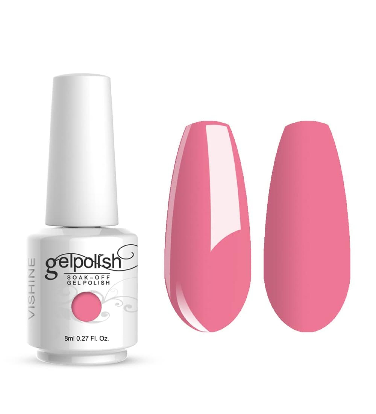 Vishine Brand Nail Varnish Gloss Polish 8ml Bottle UV Gel Polish Nail Manicure Lacquer #1058 - Buy Online on GoSupps.com