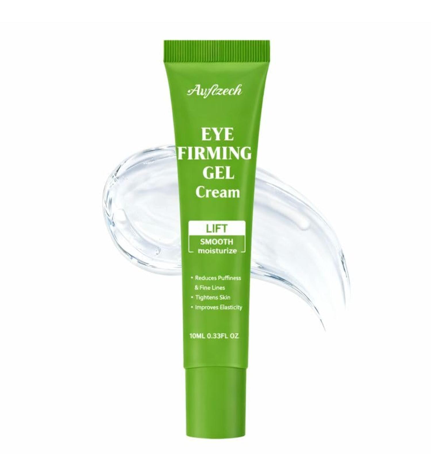 Aufdzceh Hydrating Under Eye Gel Cream with Hyaluronic Acid & Collagen Lightweight Eye Moisturizer to Help Smooth the Look of Fine Lines Caused by Dryness (1) - Buy Online on GoSupps.com