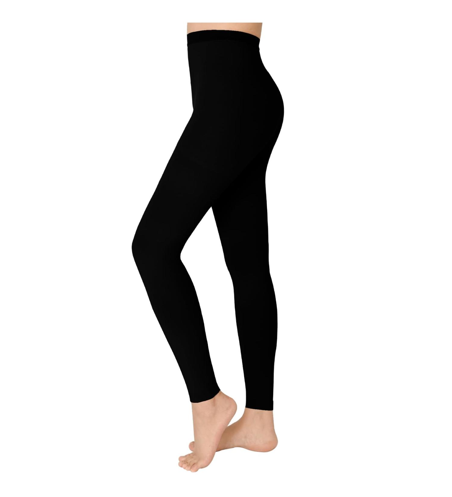KTINNEAD 20-30 mmHg Compression Pantyhose for Women | Footless Medical Stockings for Edema Varicose Veins Pregnancy | Opaque Waist High Tights - Size M Black - Buy Online on GoSupps.com