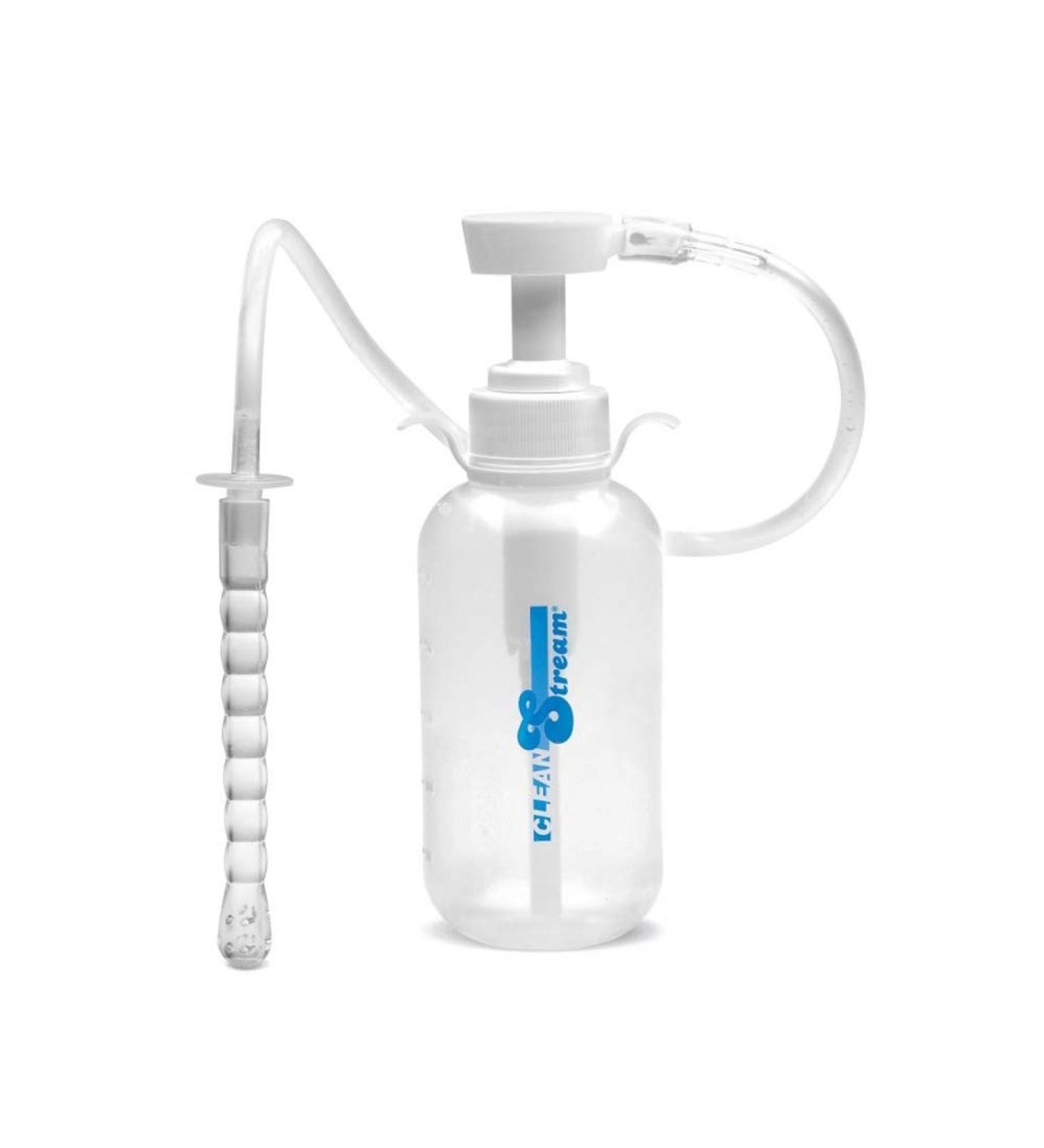 Cleanstream Pump Action Enema Bottle with Nozzle - Quick & Effective Cleansing - Buy Online on GoSupps.com