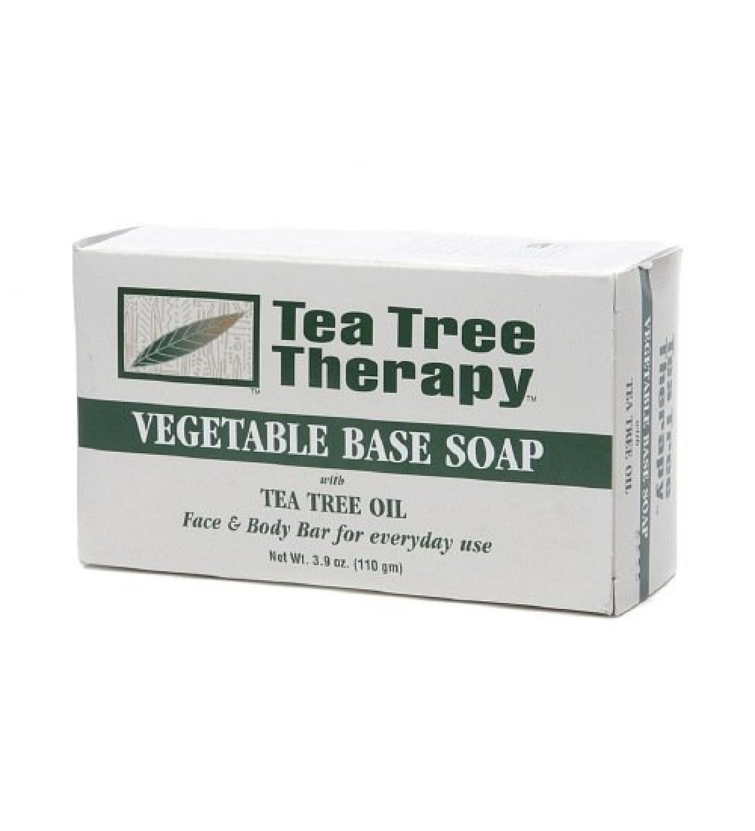 Tea Tree Therapy Tea Tree Vegetable Base Soap 3.9 oz (110 g)